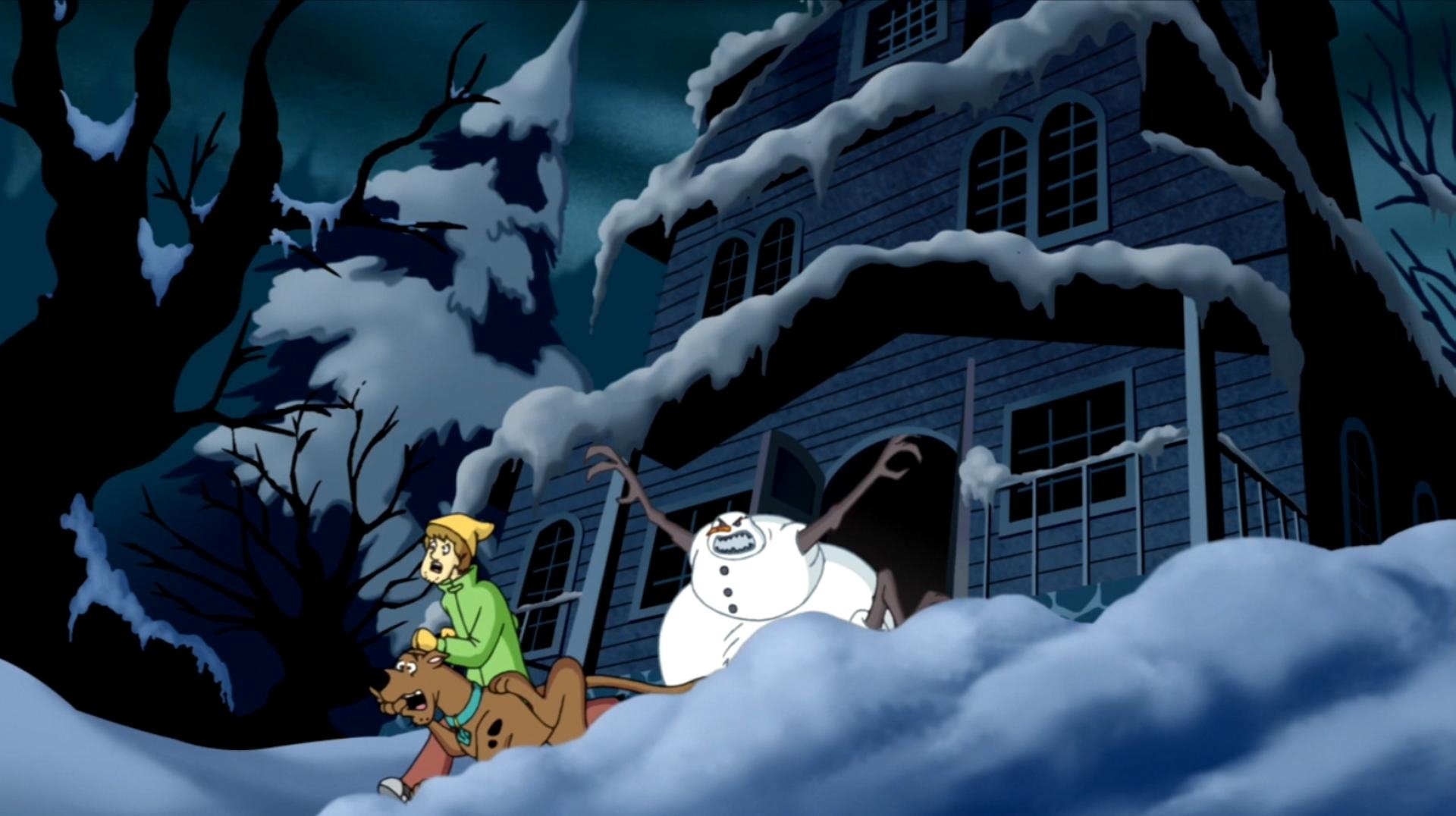Backdrop for A Scooby-Doo! Christmas
