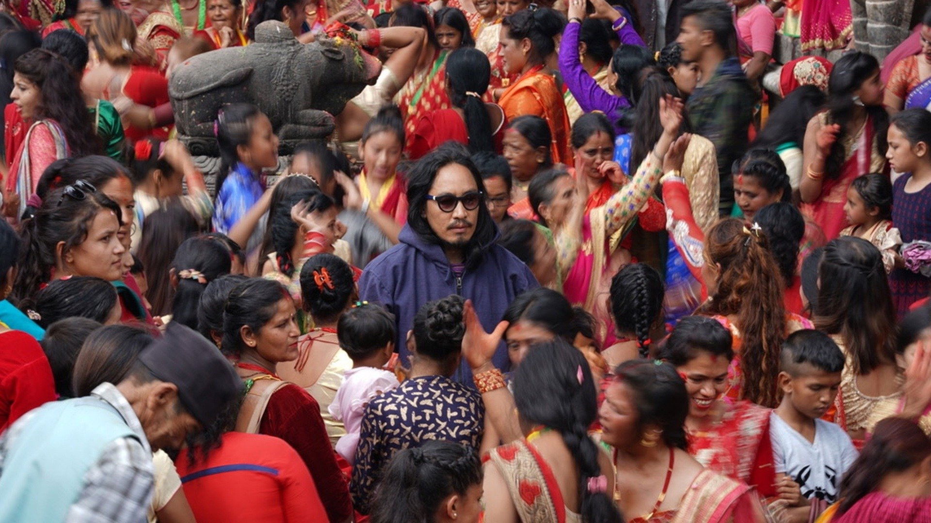 Backdrop for Looking for a Lady with Fangs and a Moustache