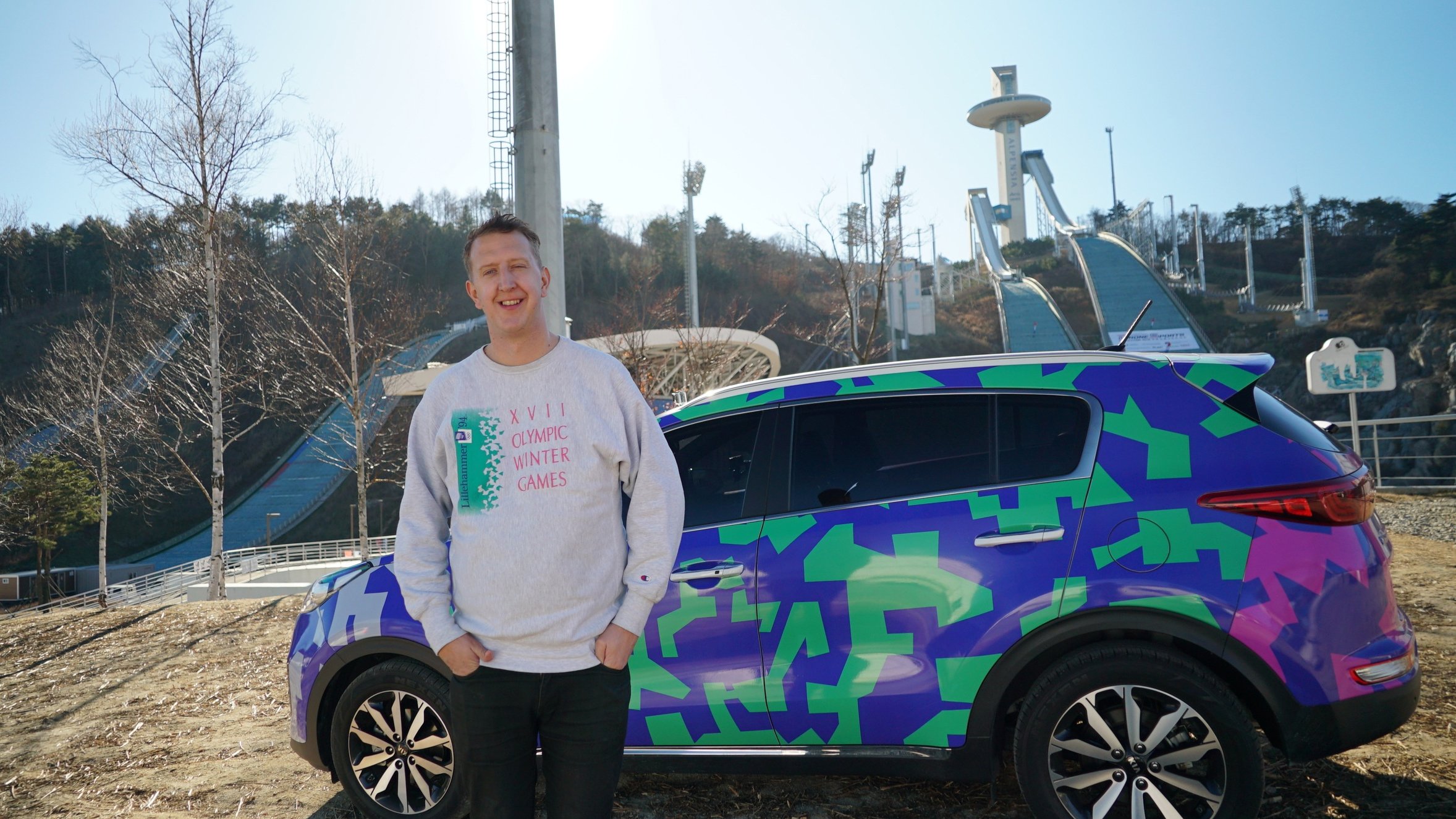 Backdrop for Kjør meg til OL