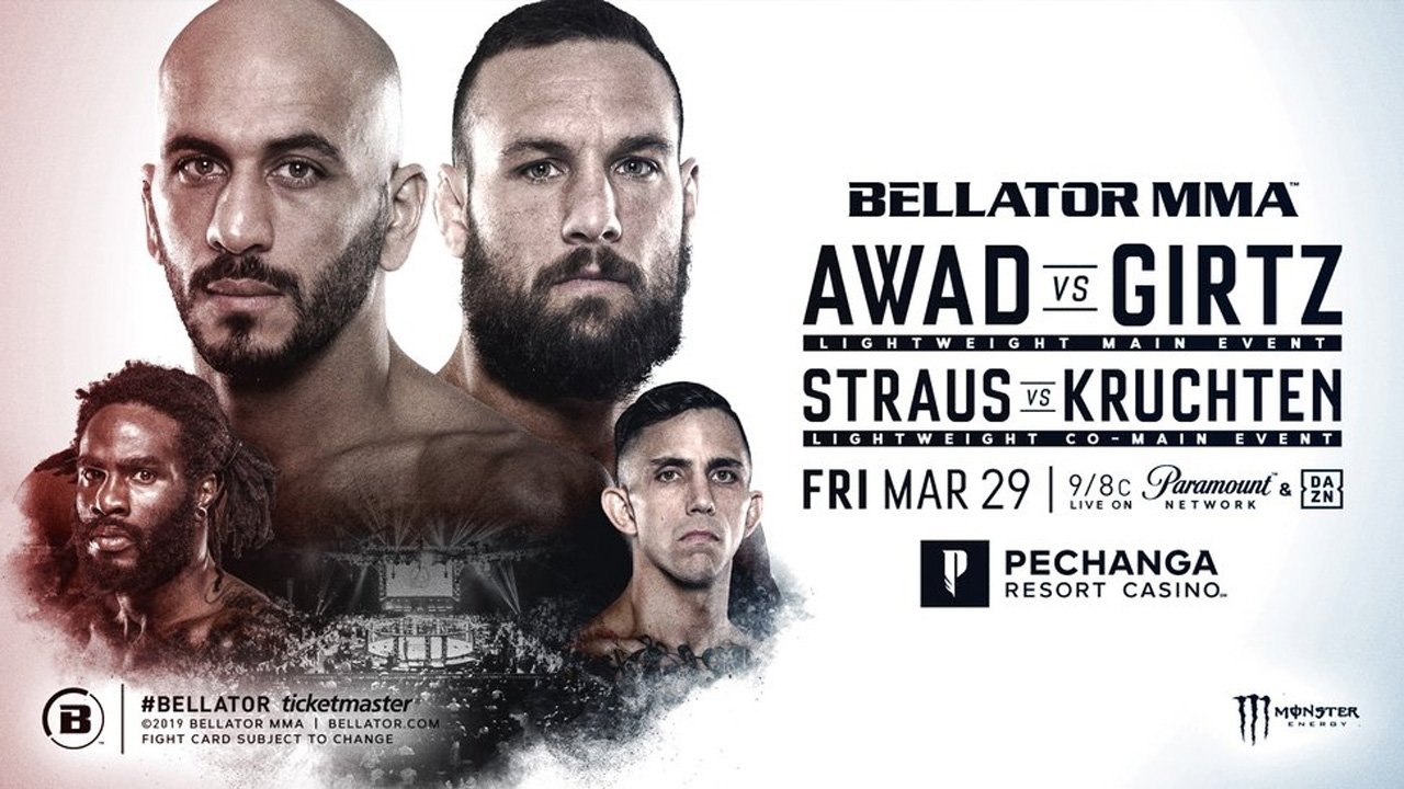 Backdrop for Bellator 219: Awad vs. Girtz