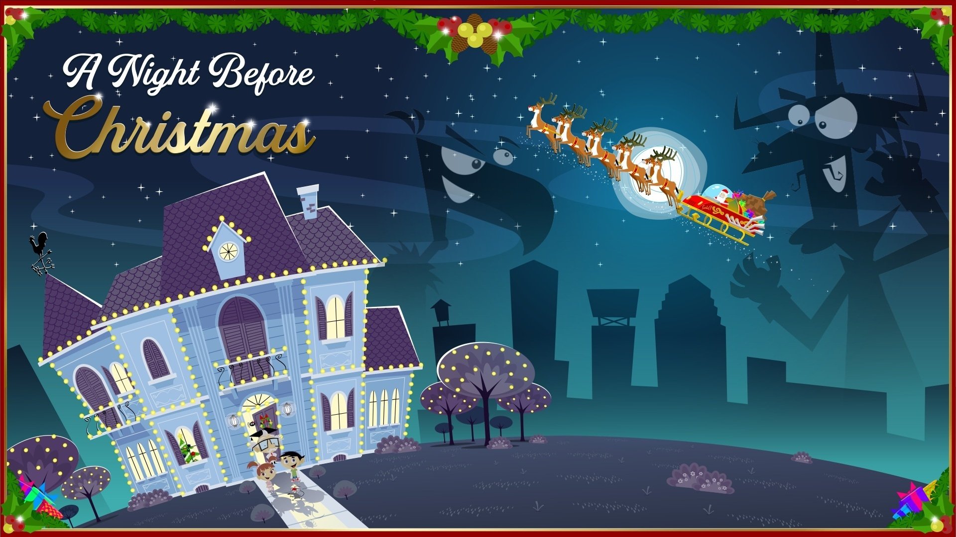 Backdrop for A Night Before Xmas