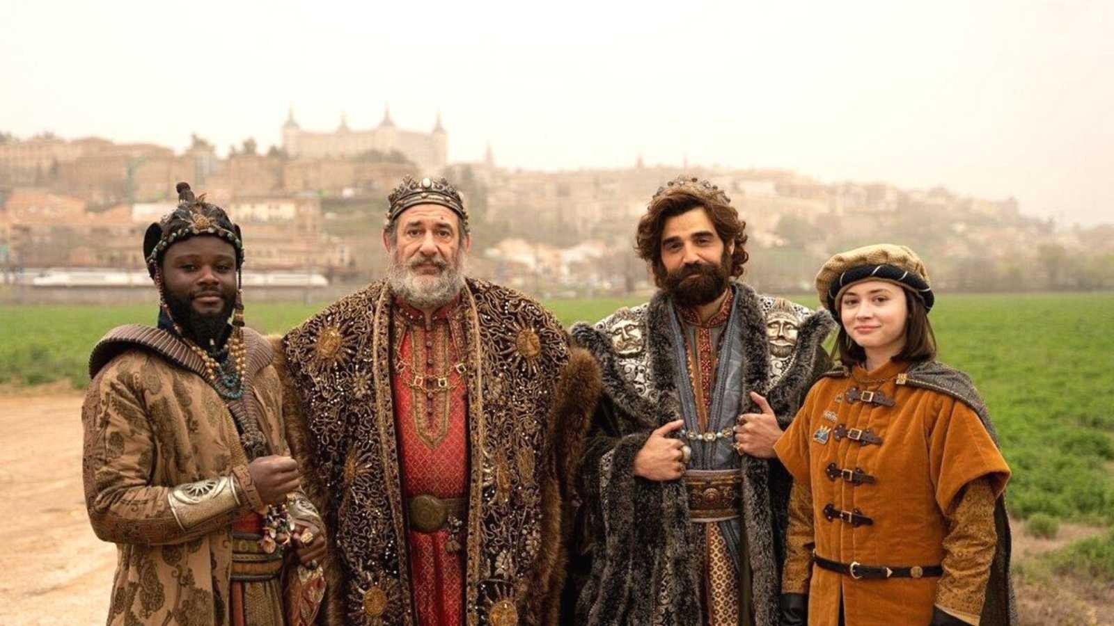 Backdrop for The Three Wise Men vs. Santa