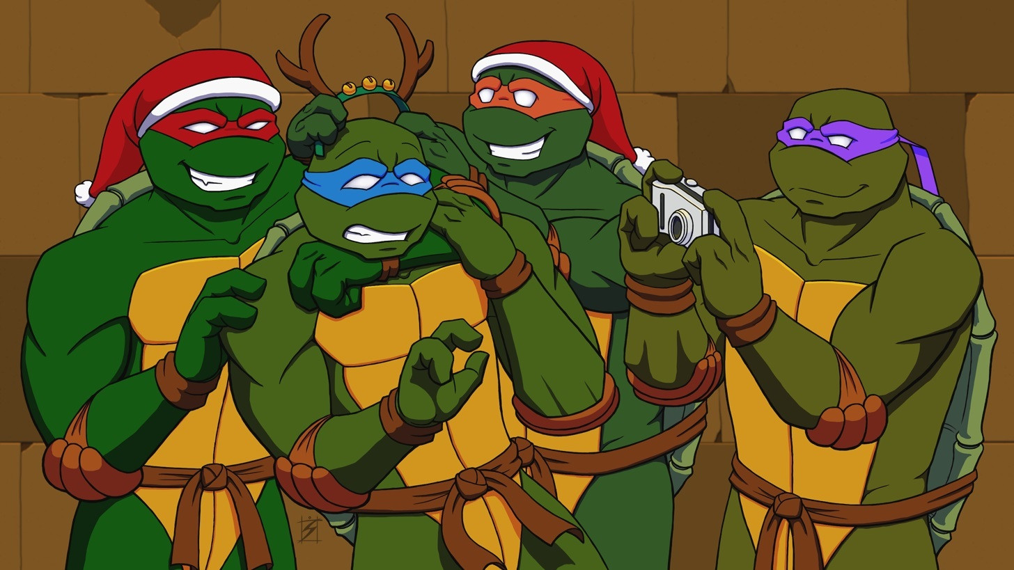 Backdrop for Teenage Mutant Ninja Turtles: Cowabunga Christmas