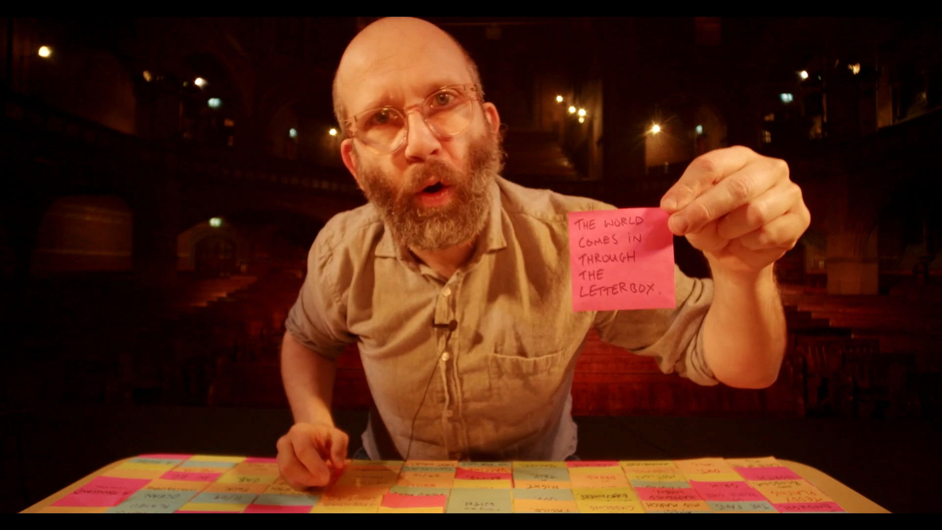 Backdrop for Dot. Dot. Dot. at The Union Chapel