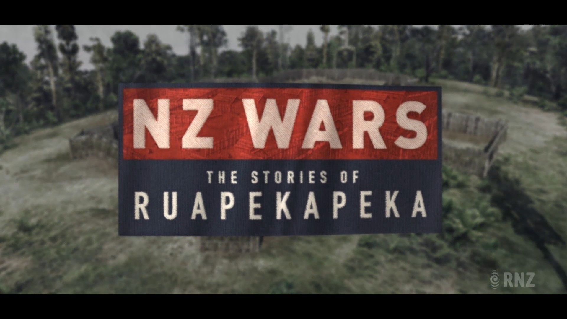 Backdrop for NZ Wars - The Stories Of Ruapekapeka