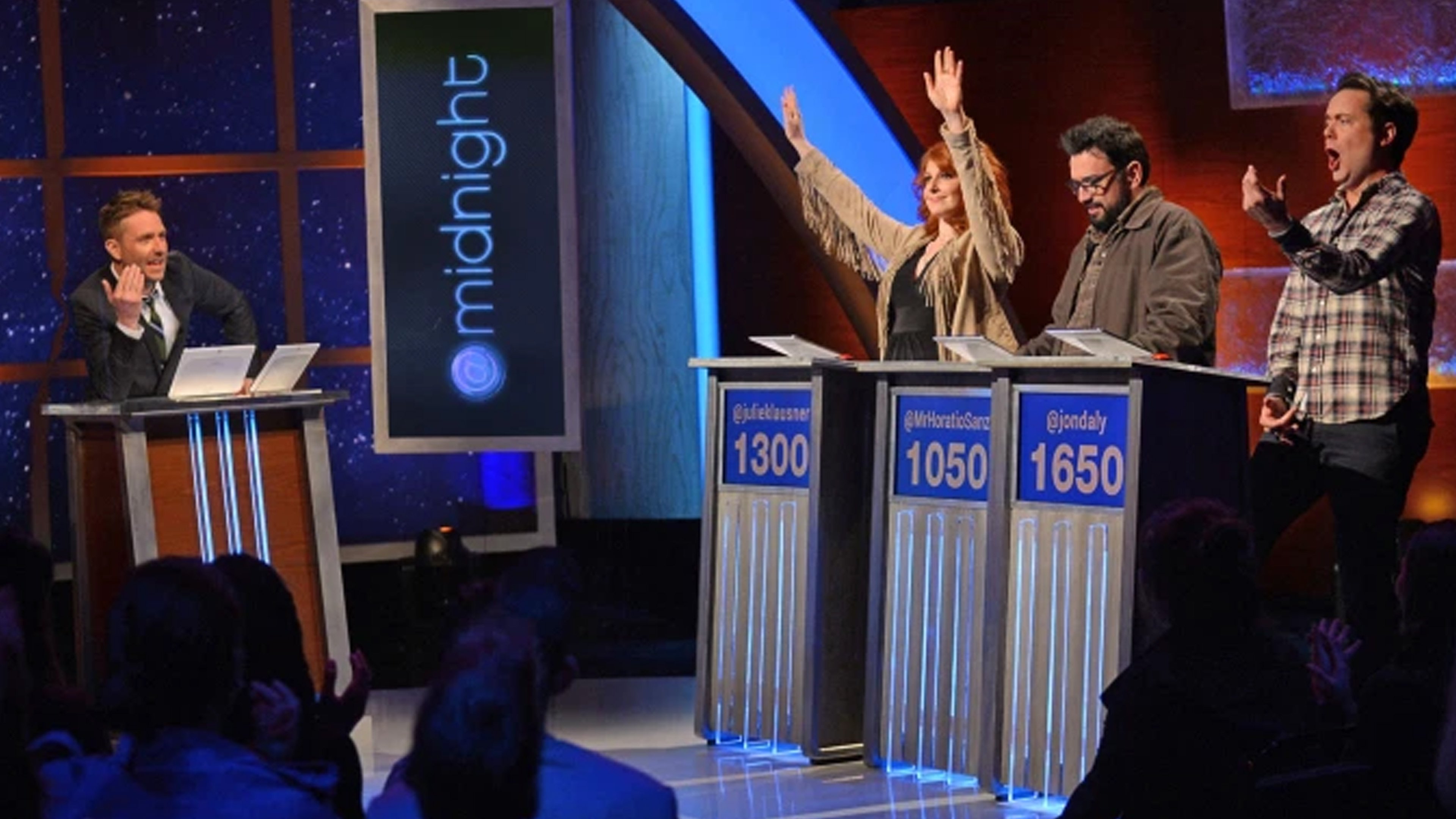 Backdrop for @midnight with Chris Hardwick