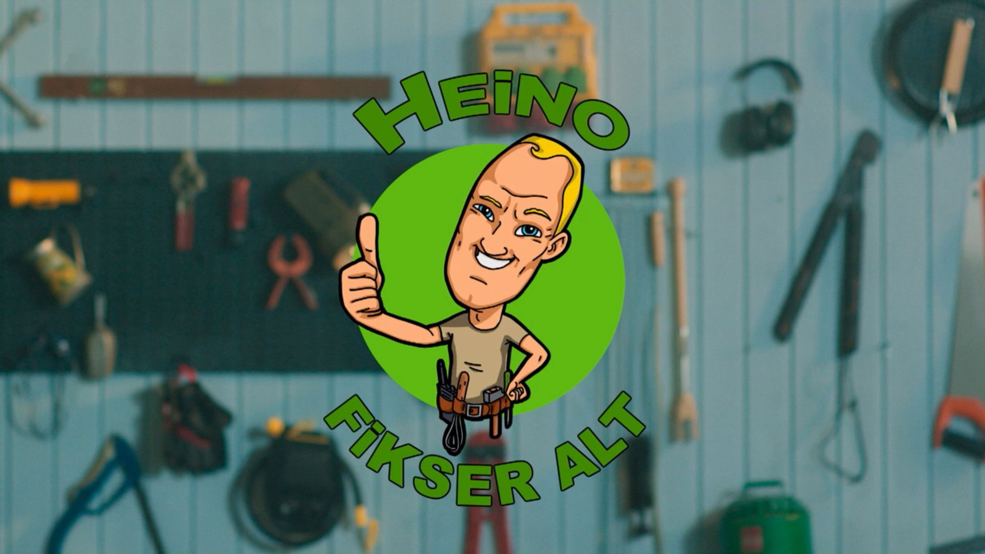 Backdrop for Heino fikser alt