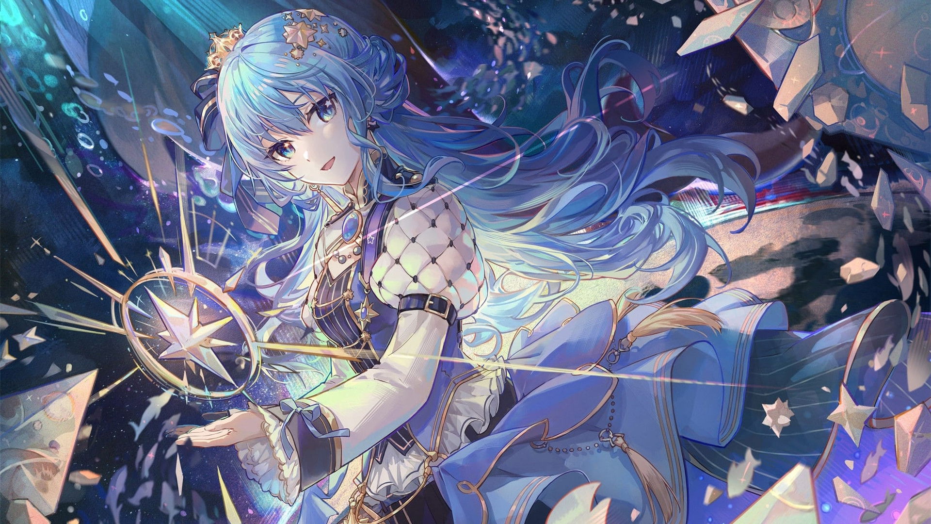 Backdrop for Hoshimachi Suisei 1st Solo Live "STELLAR into the GALAXY"