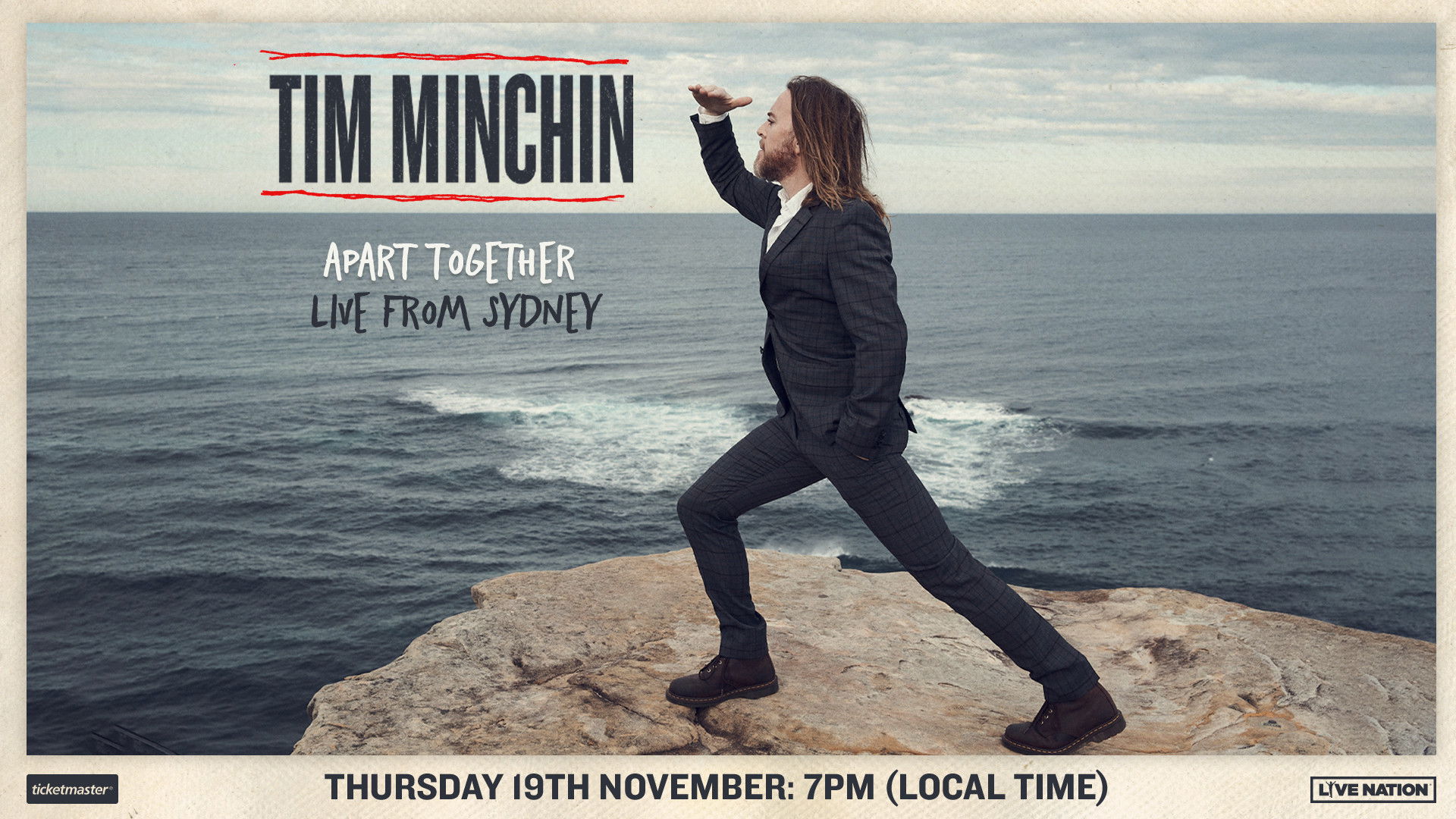 Backdrop for Tim Minchin: Apart Together Live At Trackdown Studios