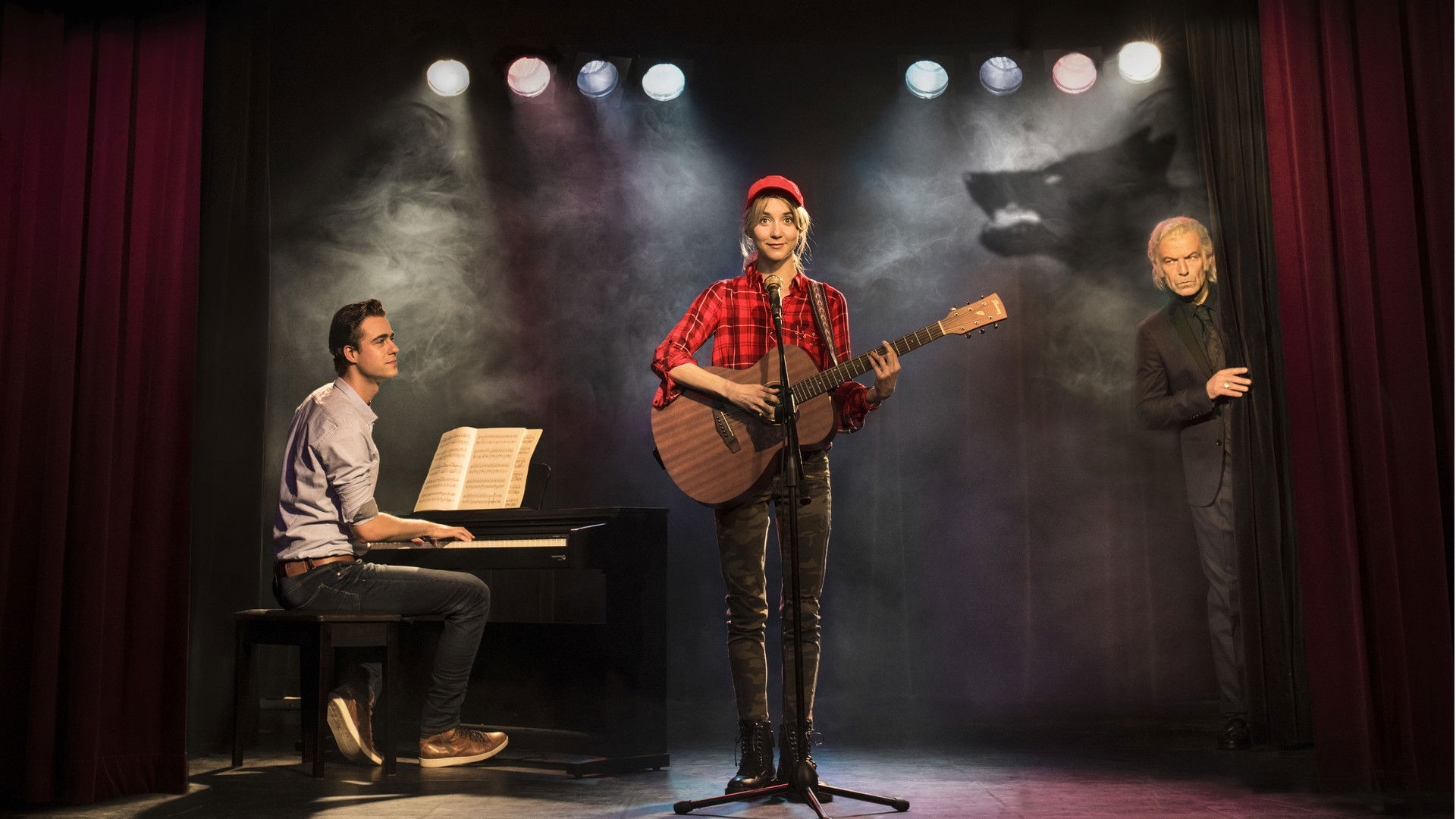 Backdrop for Roodkapje: Een modern sprookje