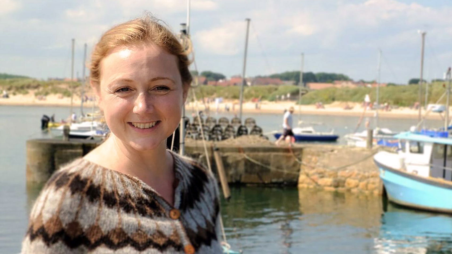 Backdrop for Britain at Low Tide