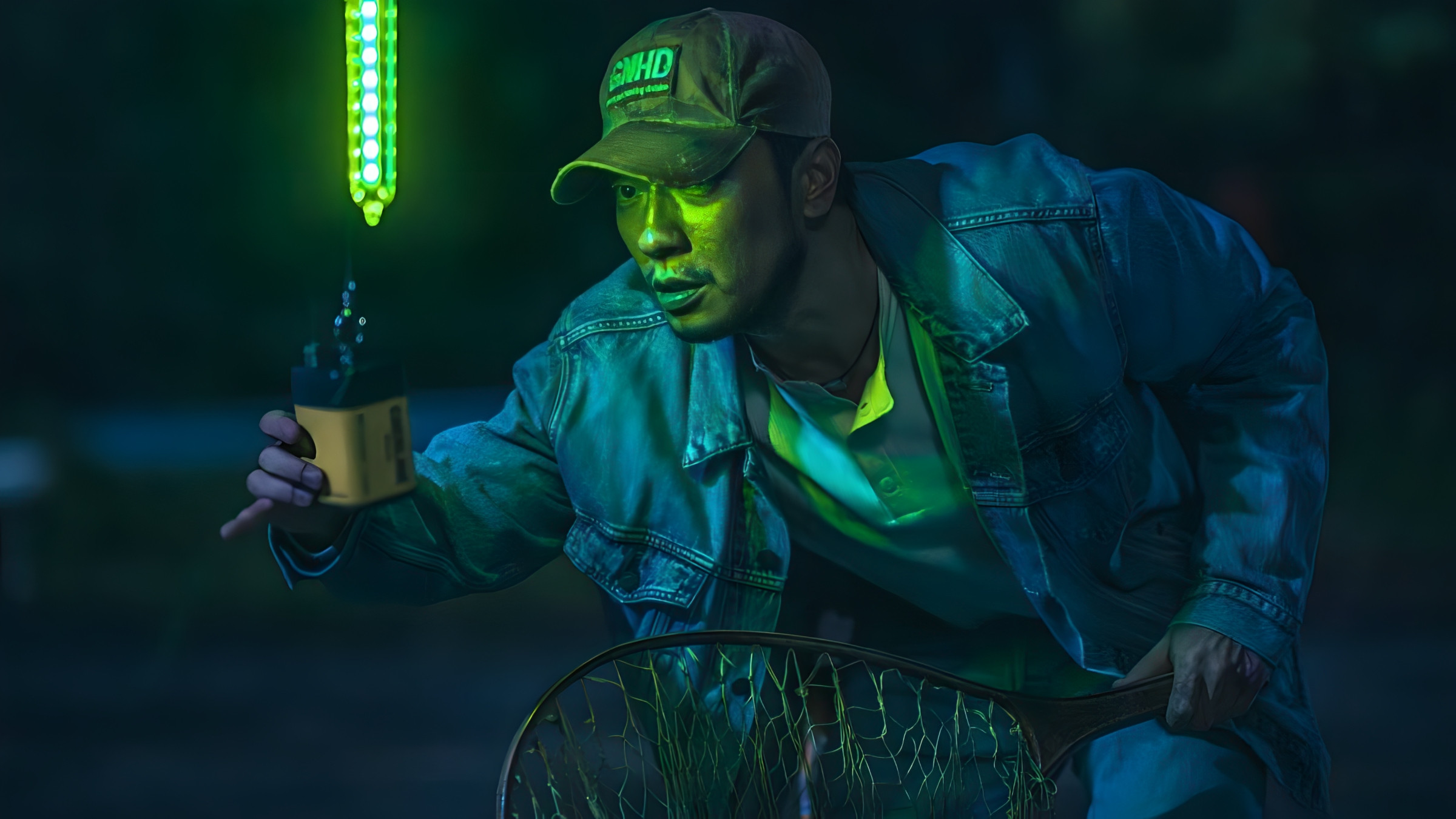 Backdrop for Night Fishing