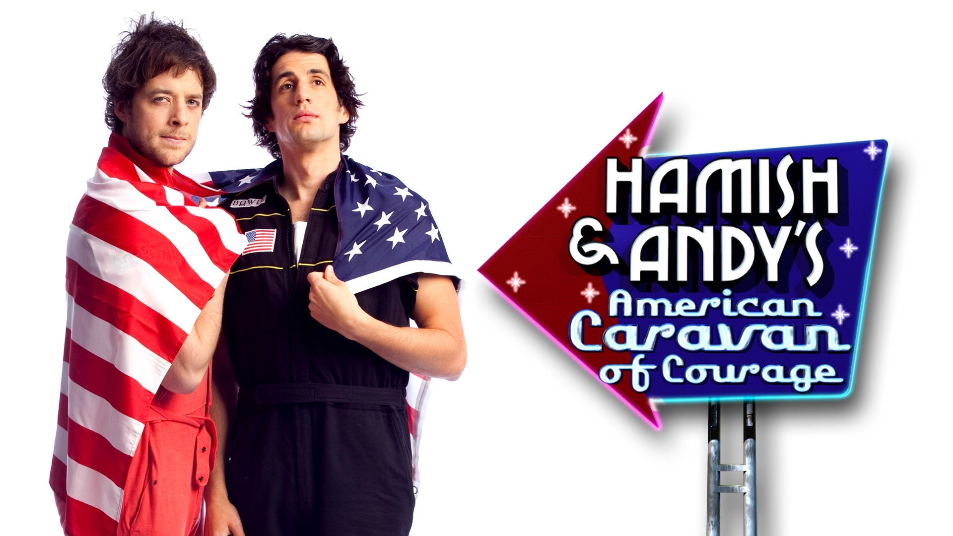 Backdrop for Hamish & Andy's American Caravan of Courage