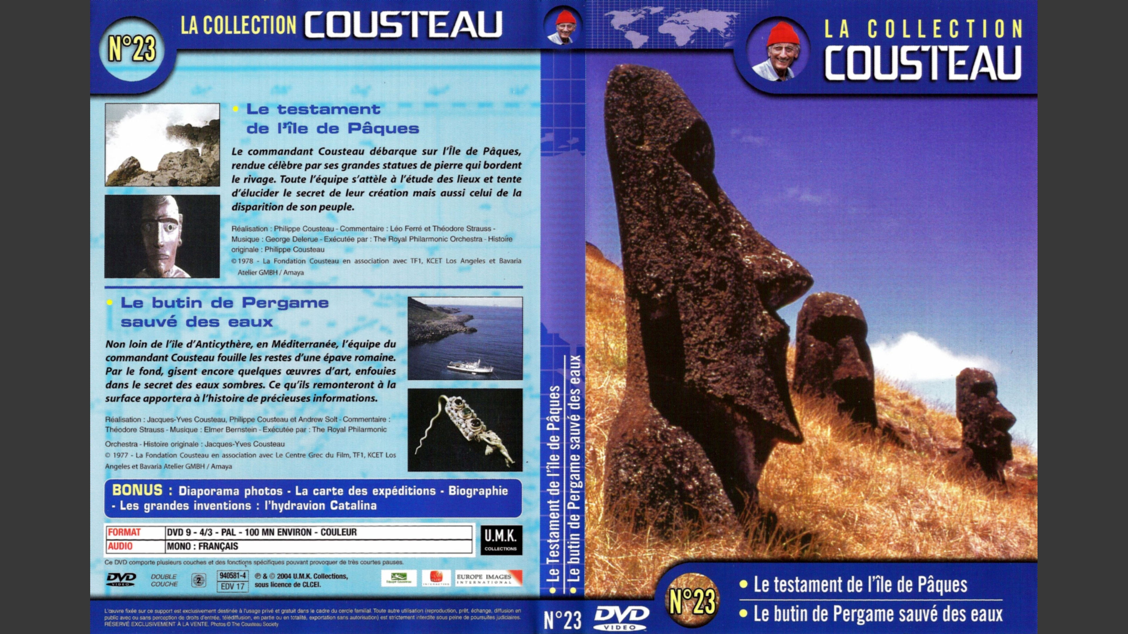Backdrop for The Cousteau Collection N°23-1 | The Easter Island Testament