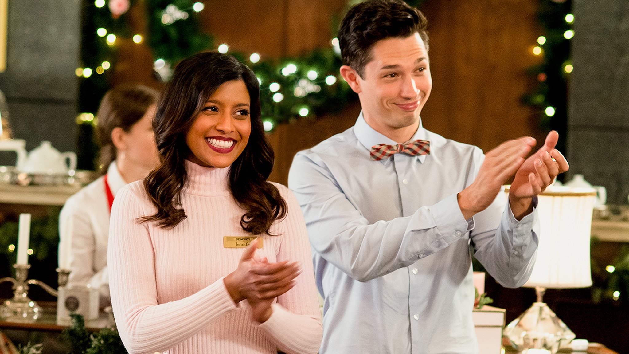 Backdrop for Christmas 9 to 5