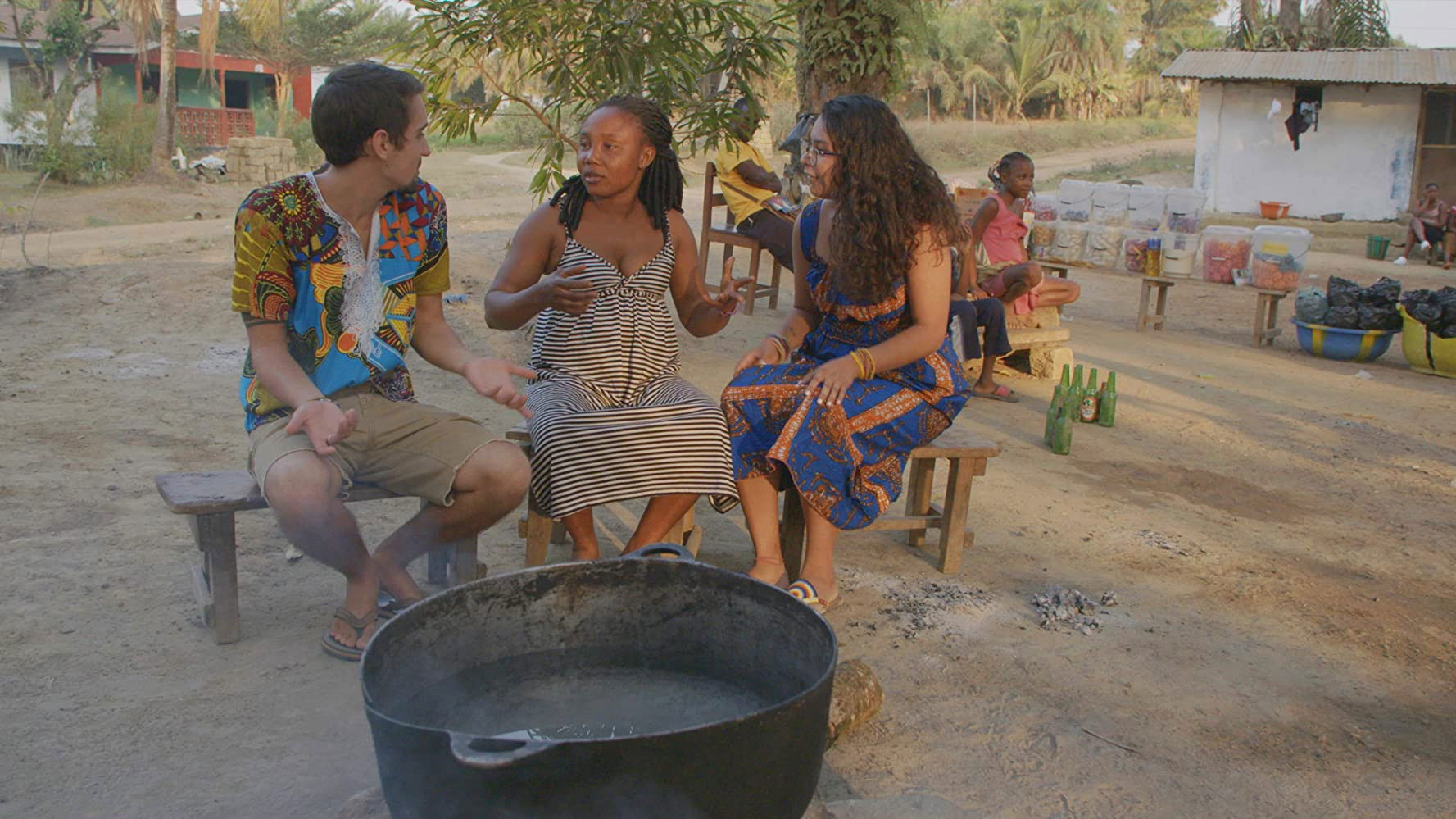 Backdrop for A Towering Task: The Story of the Peace Corps