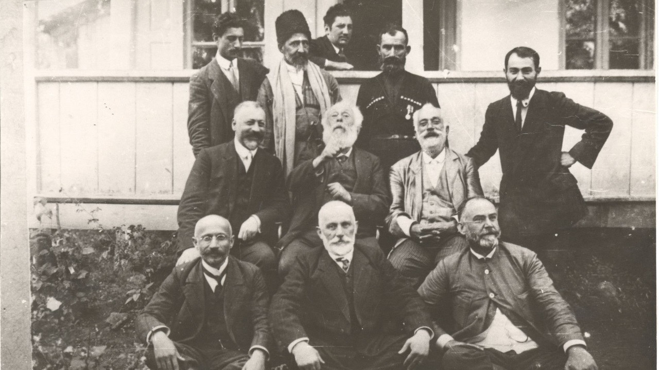 Backdrop for Journey of Akaki Tsereteli in Racha-Lechkhumi