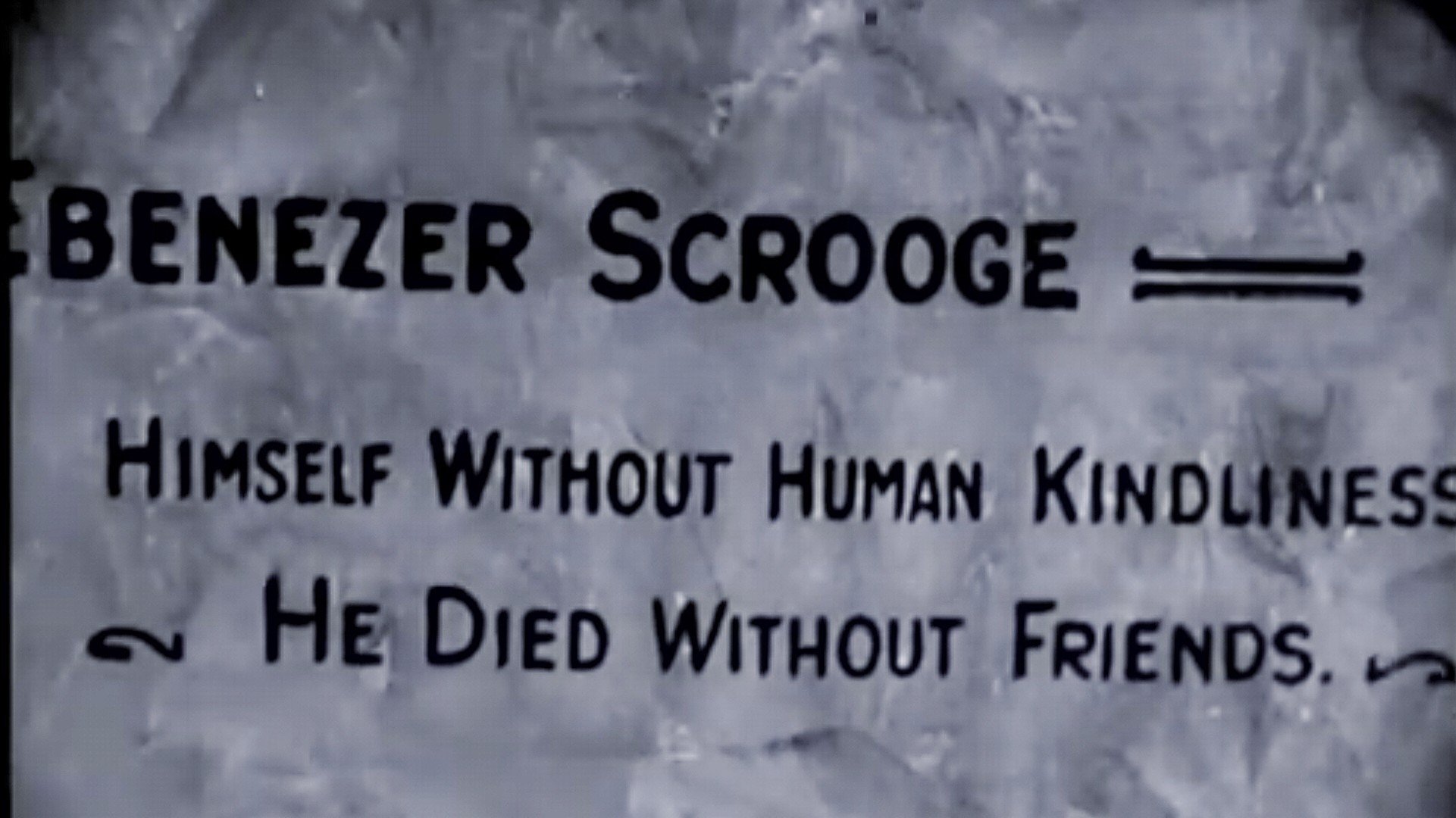 Backdrop for Scrooge