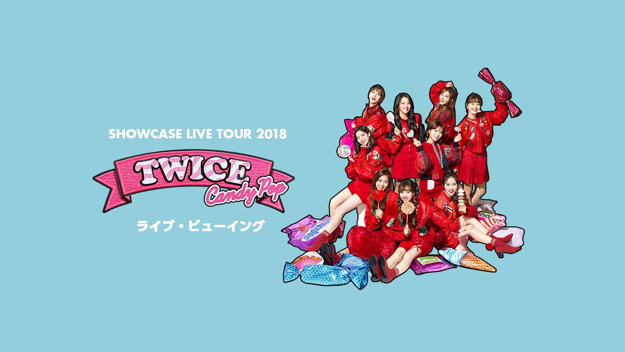 Backdrop for TWICE Showcase Live Tour 2018 "Candy Pop"