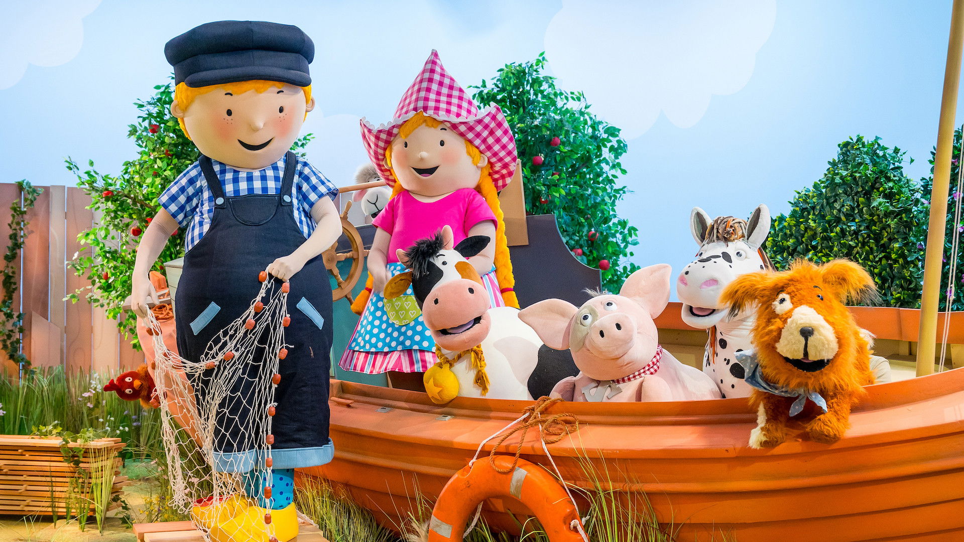 Backdrop for Fien & Teun gaan op schattenjacht