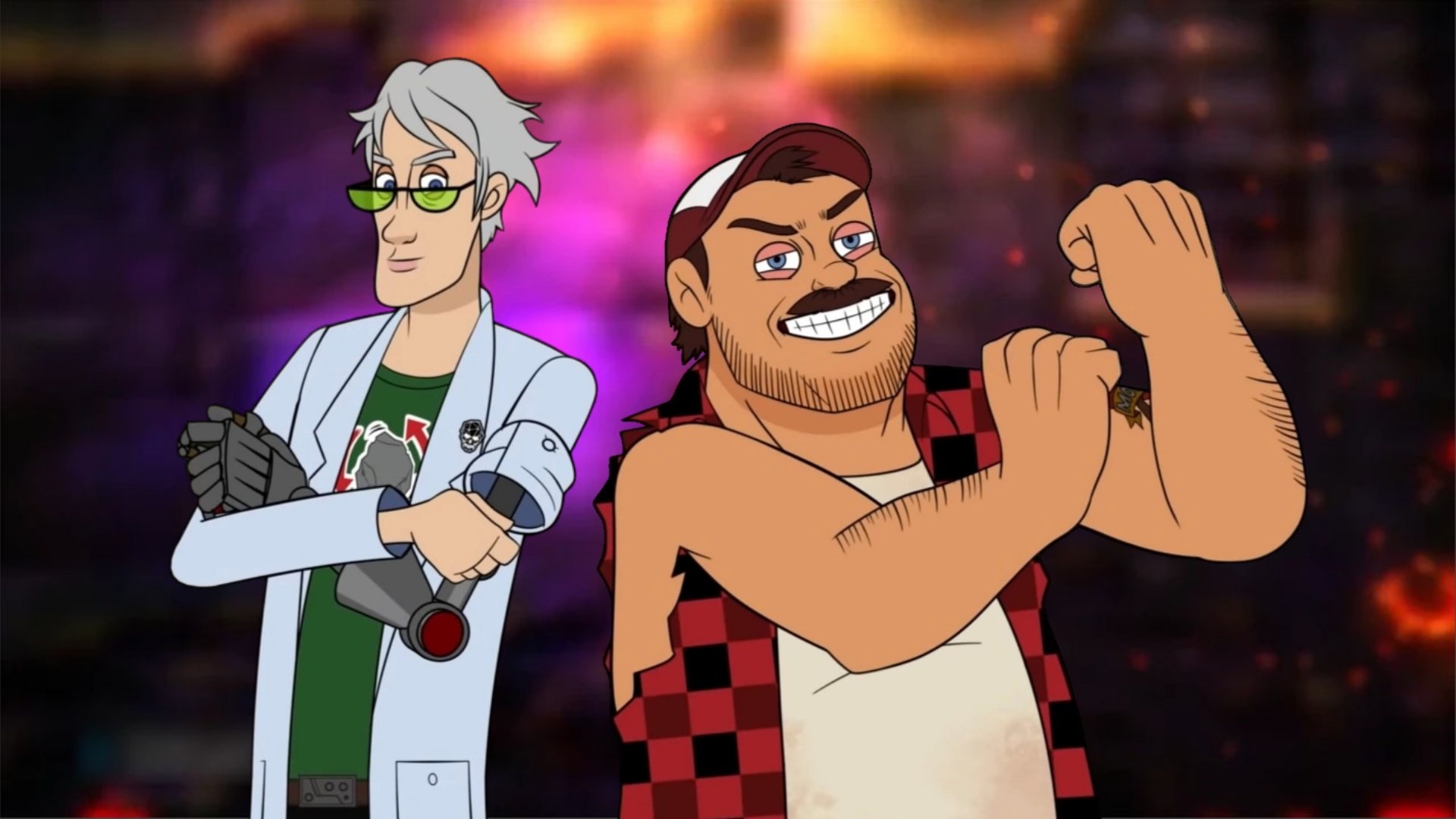 Backdrop for Death Battle!