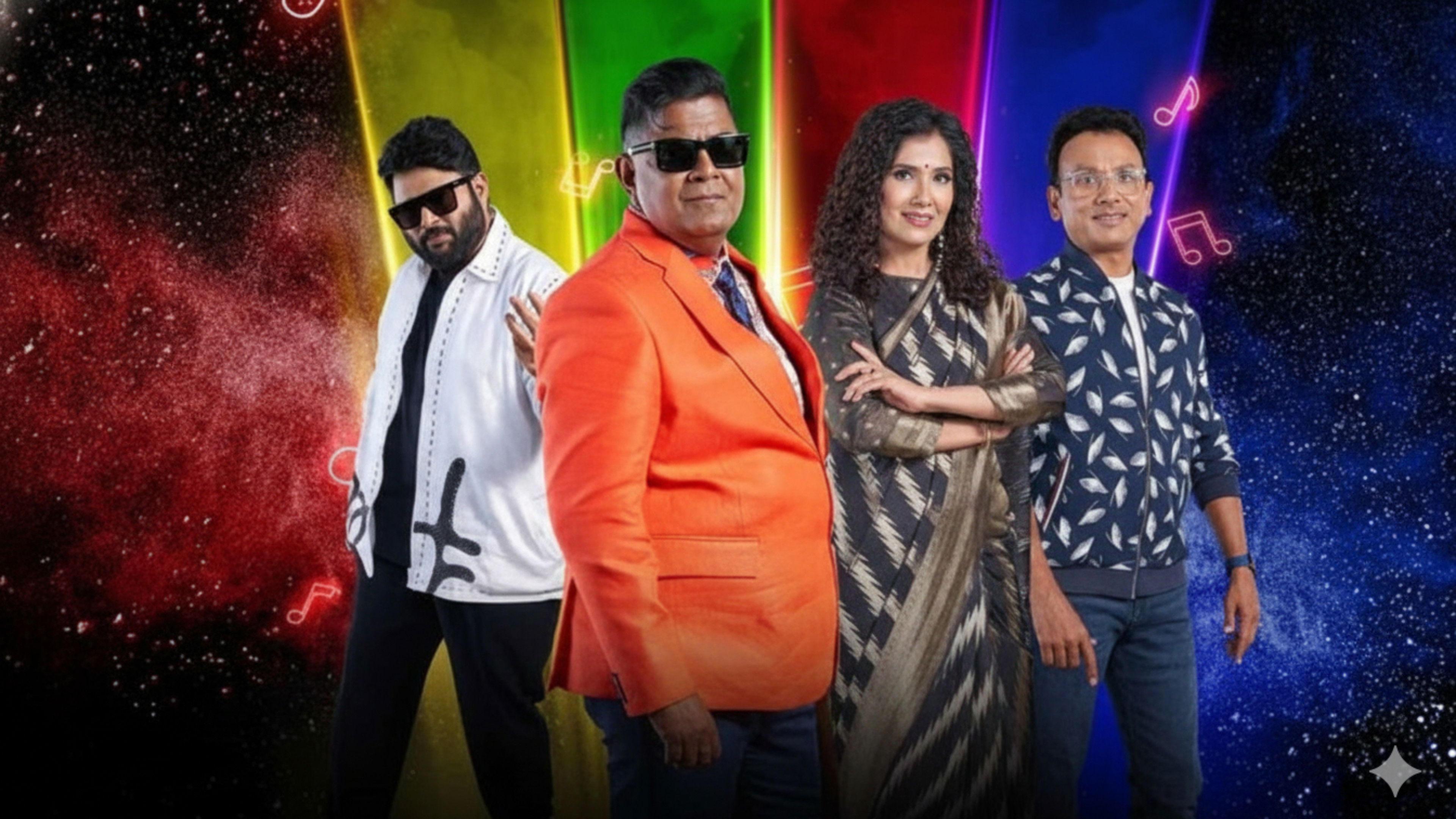 Backdrop for Super Singer Tamil