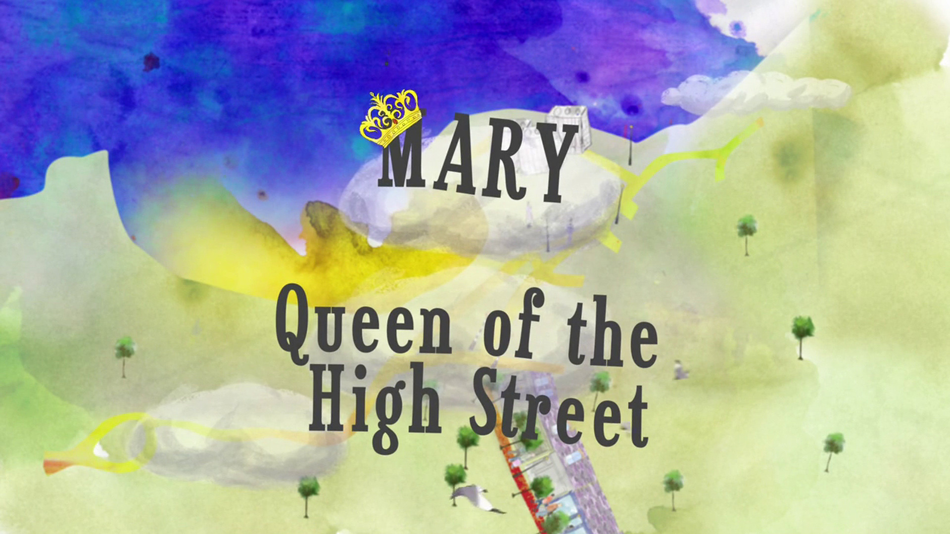 Backdrop for Mary Queen of the High Street