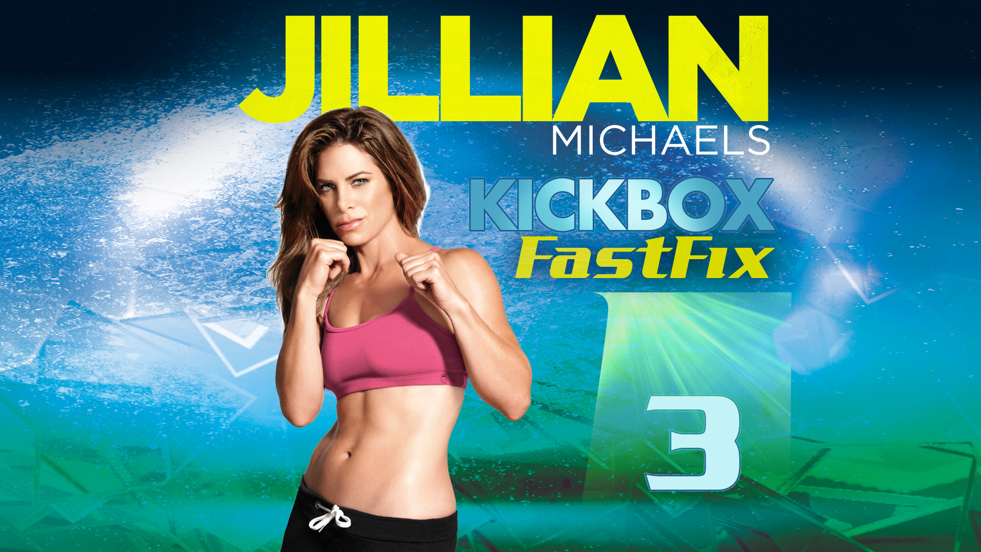 Backdrop for Jillian Michaels Kickbox FastFix - Workout 3