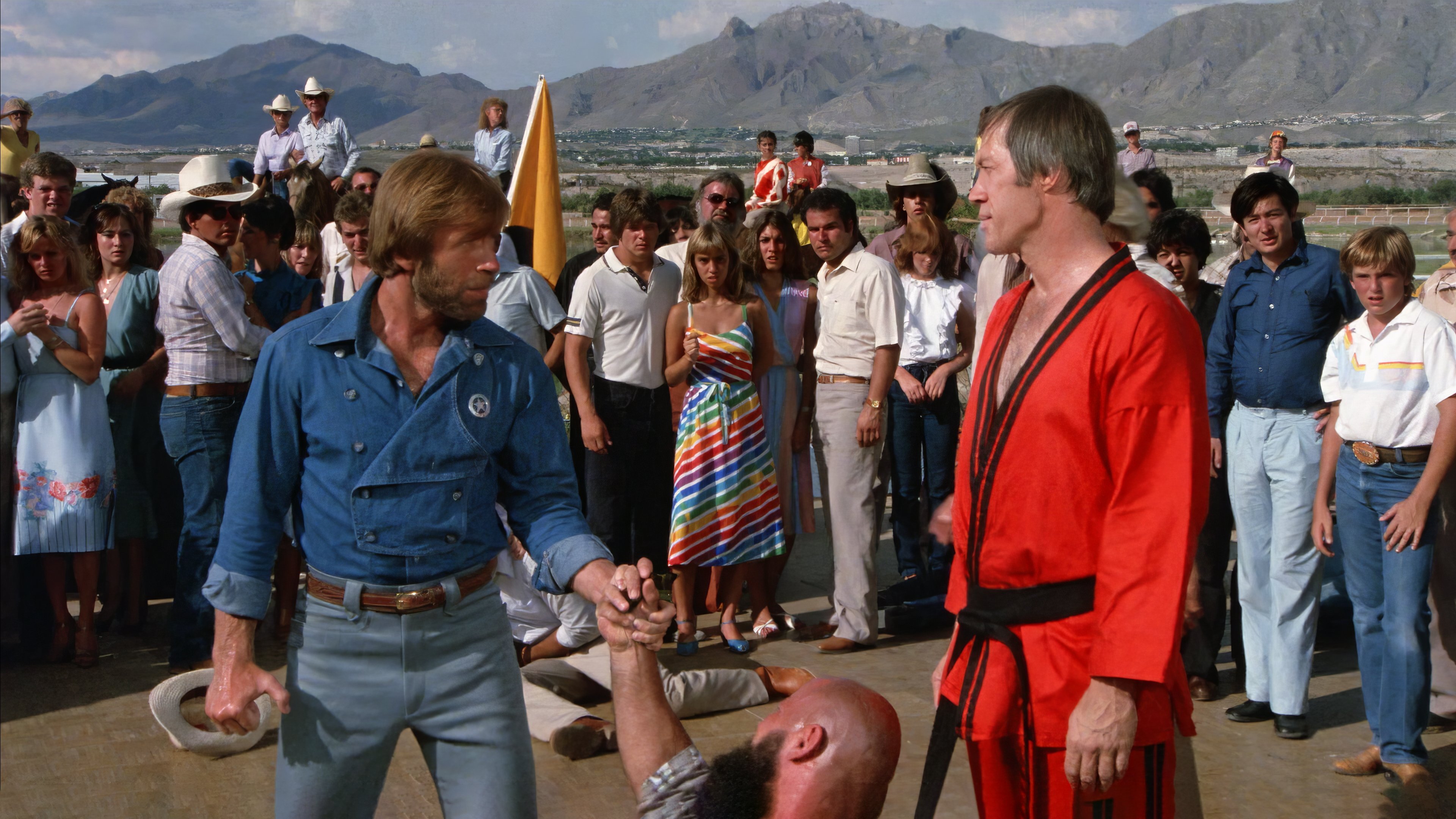 Backdrop for Lone Wolf McQuade