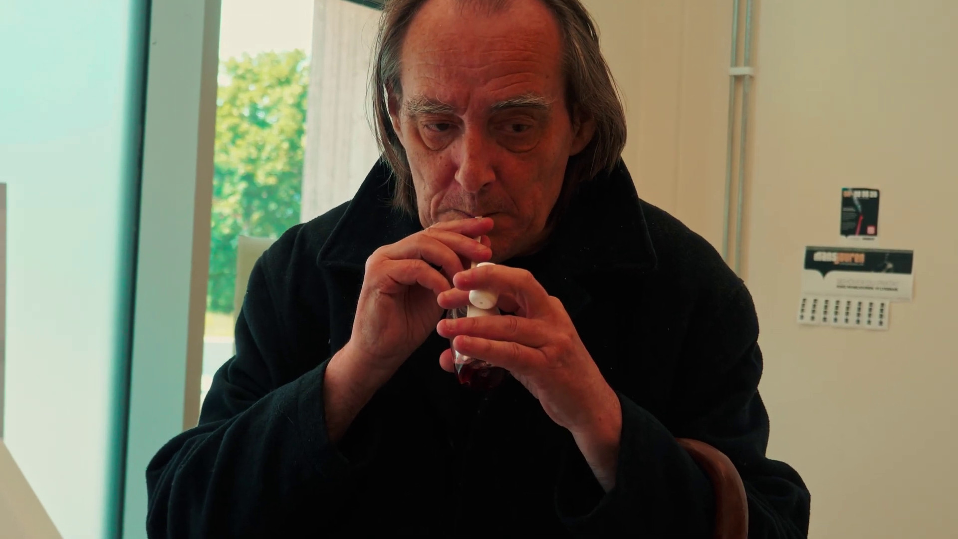 Backdrop for Dracula as a Pensioner