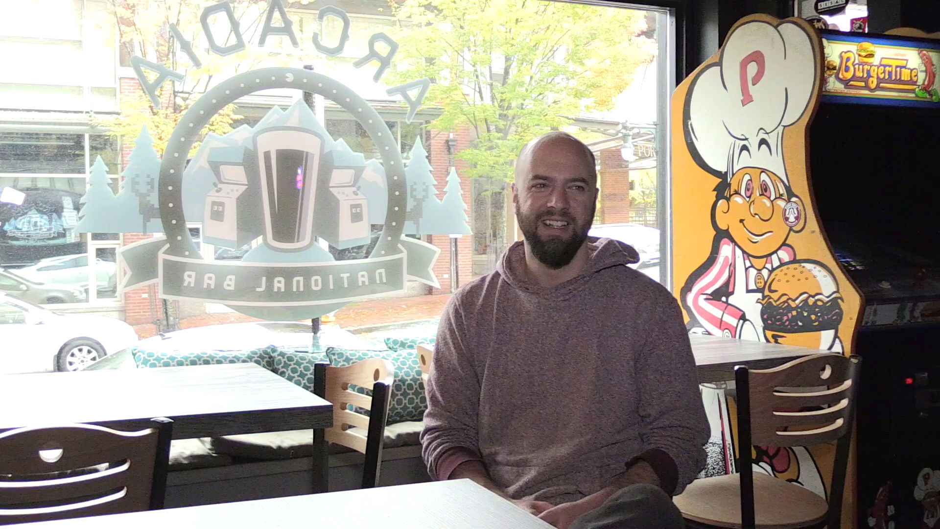 Backdrop for Arcadia National Bar: From One Year to the Next