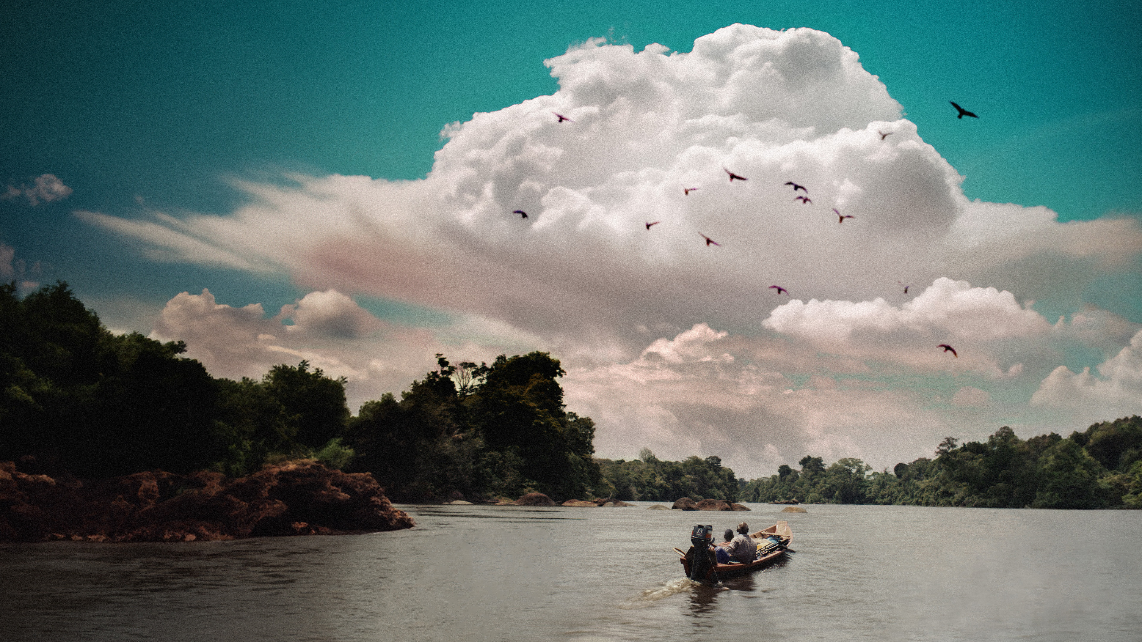 Backdrop for Up The River