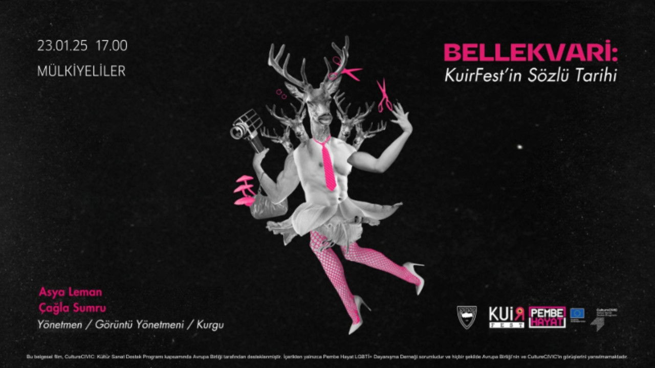 Backdrop for MEMORY-LIKE: An Oral History of QueerFest