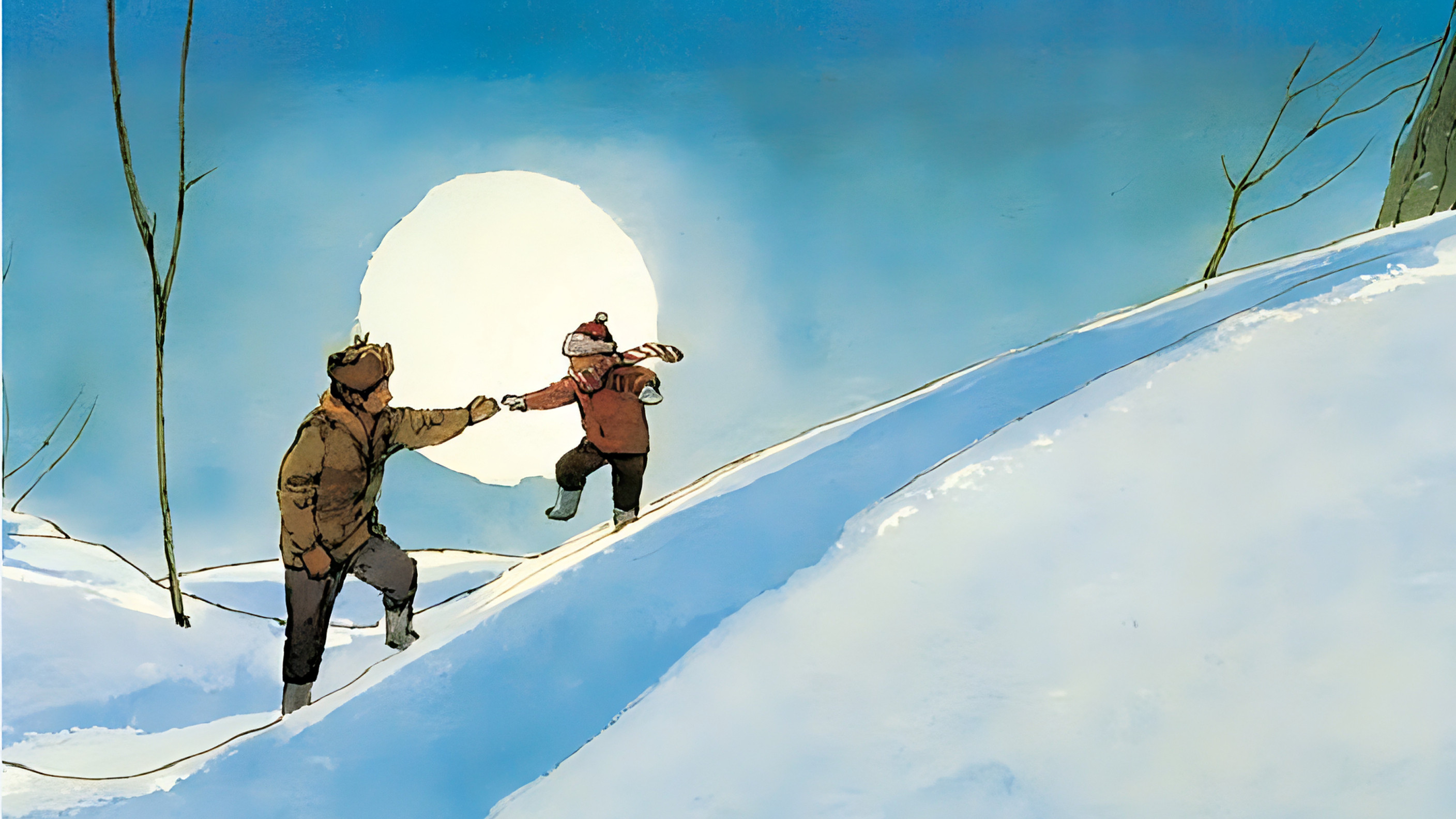 Backdrop for Owl Moon