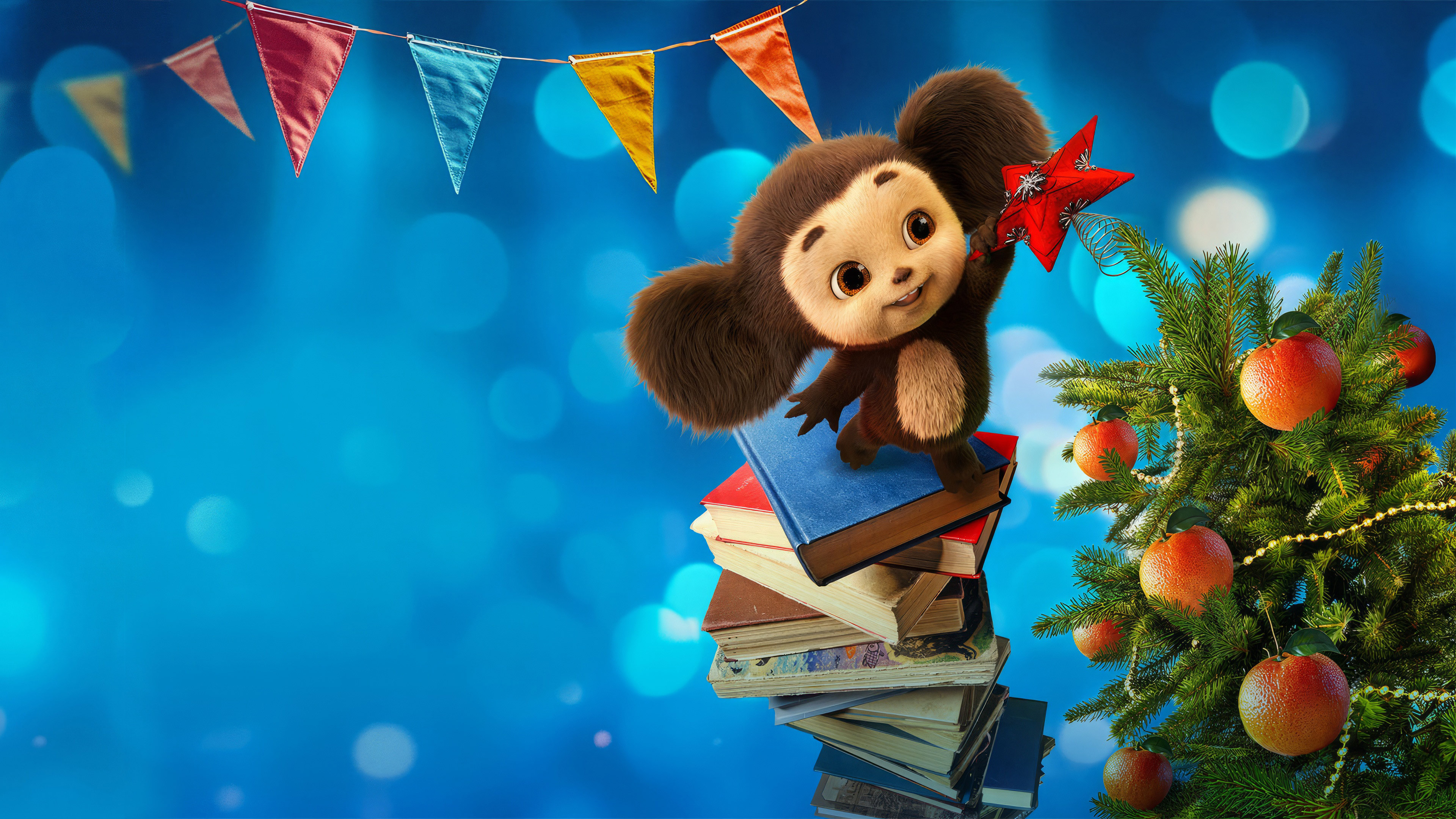 Backdrop for Chebi. New Year