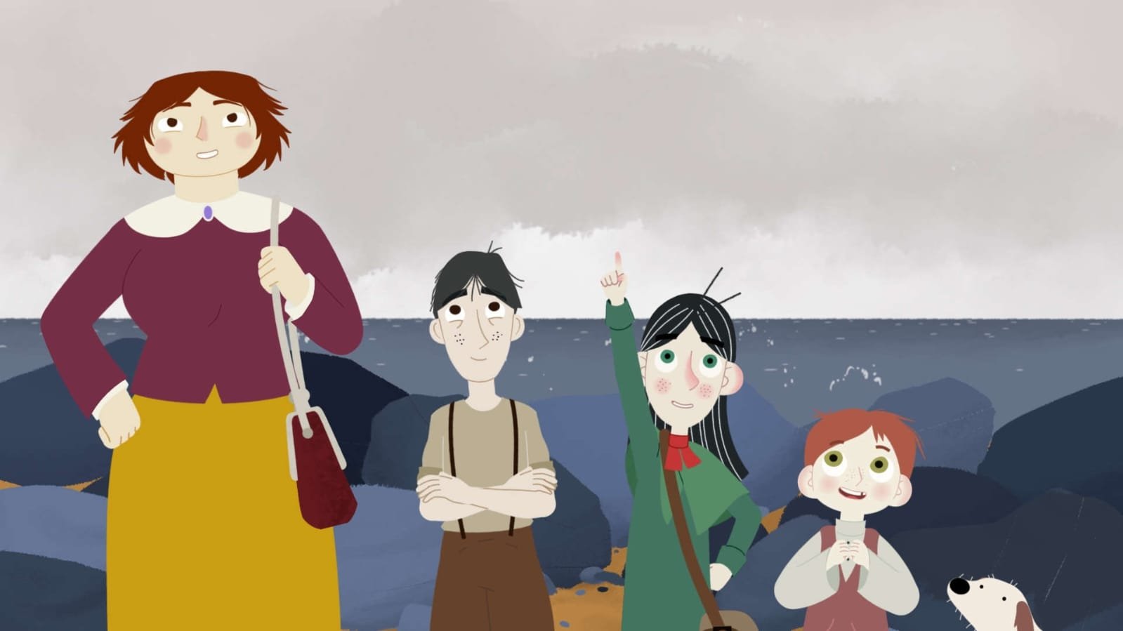 Backdrop for Mary Anning