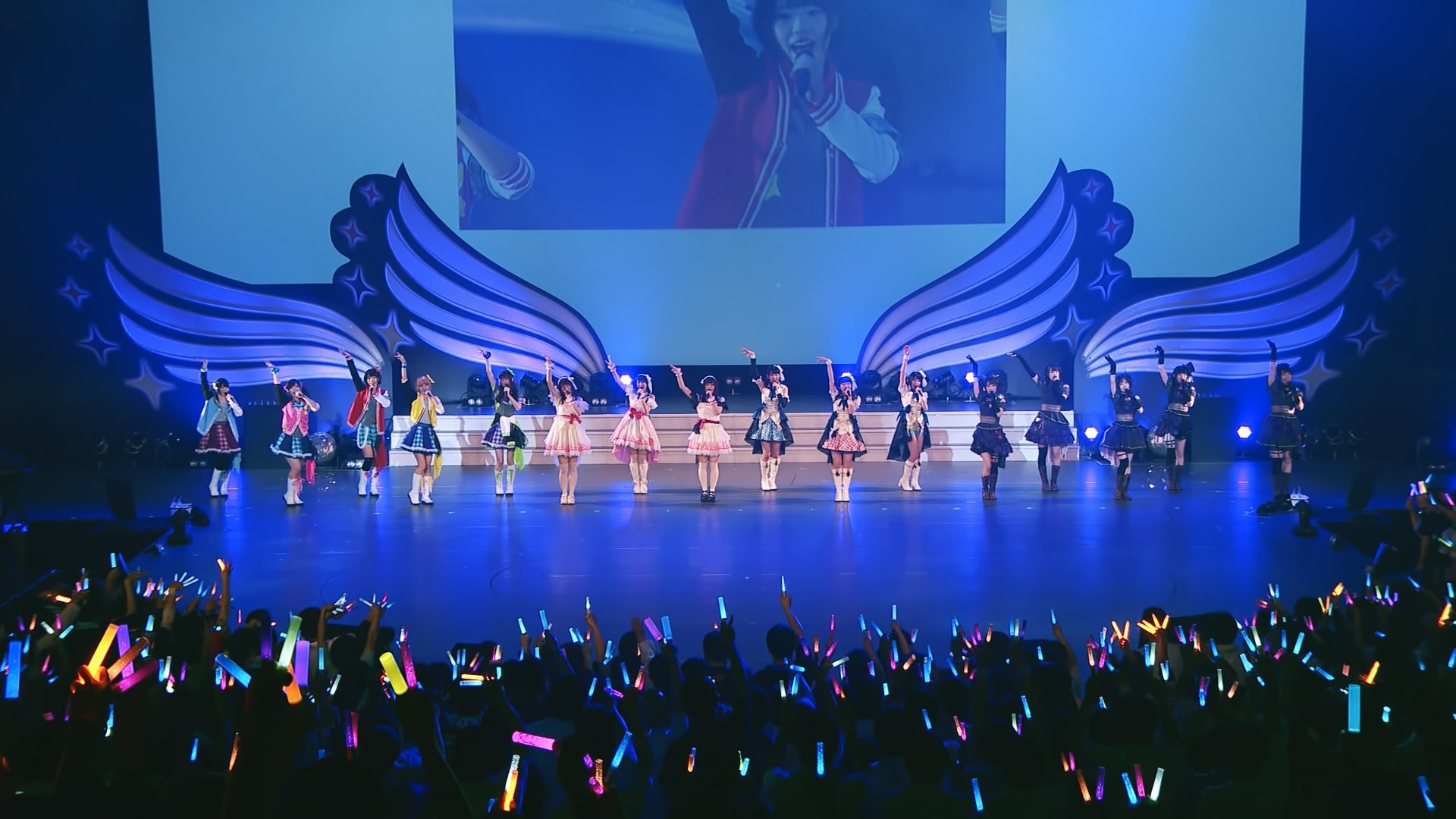 Backdrop for THE IDOLM@STER SHINY COLORS 1stLIVE FLY TO THE SHINY SKY