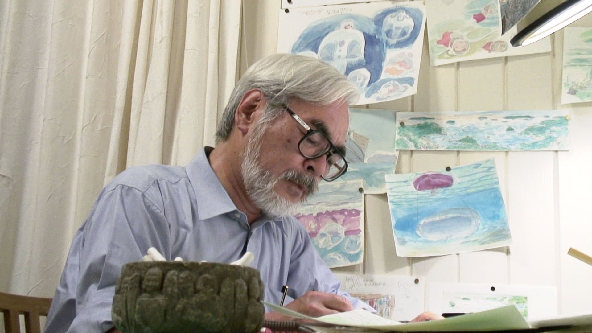 Backdrop for 10 Years with Hayao Miyazaki