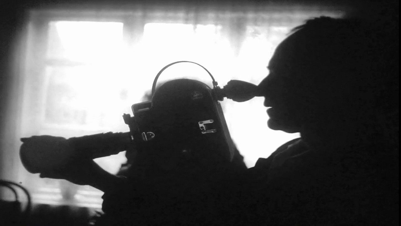 Backdrop for J. Mekas