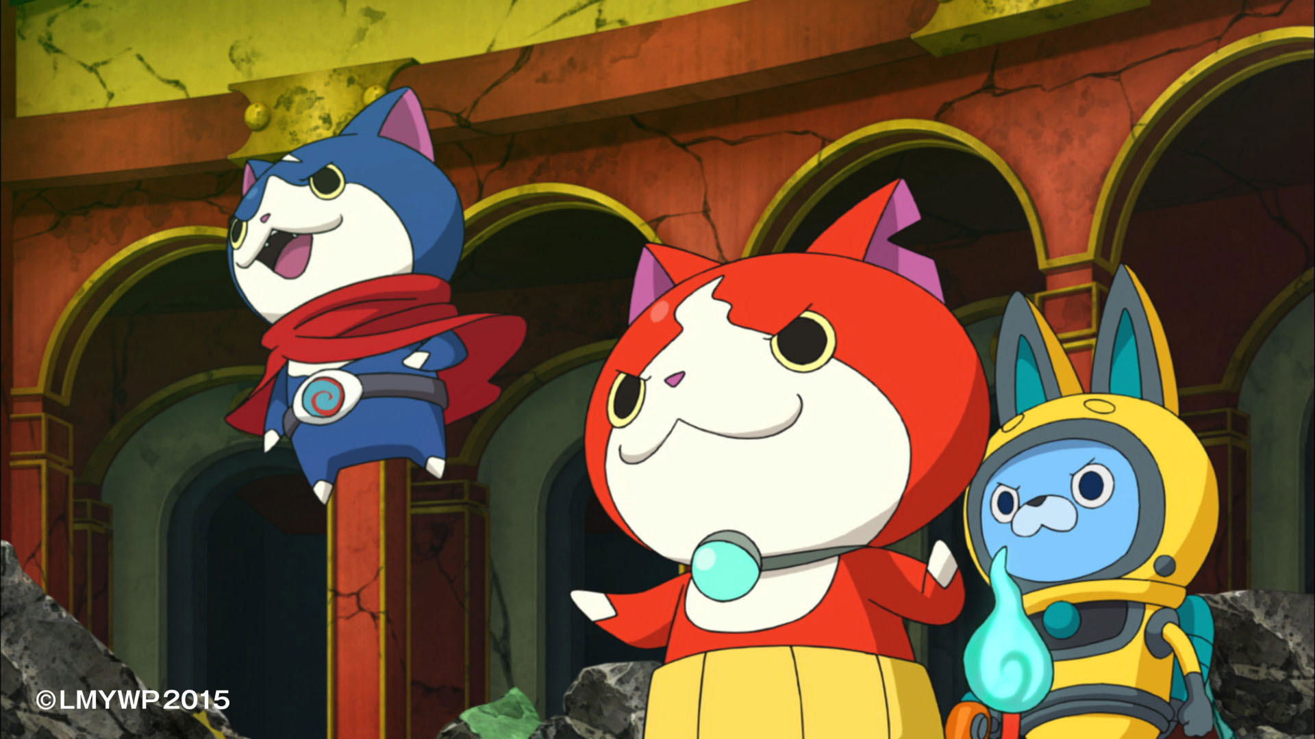 Backdrop for Yo-kai Watch The Movie 2: Lord Enma and the Stories, Nyan!