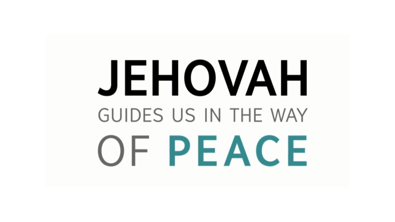 Backdrop for Jehovah Guides Us in the Way of Peace