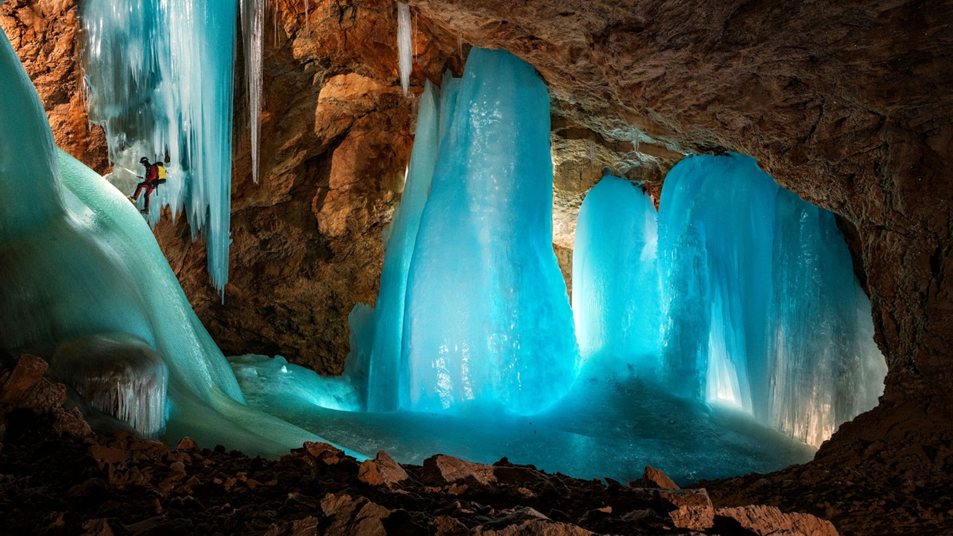 Backdrop for Realm of Darkness - Caves of Glass
