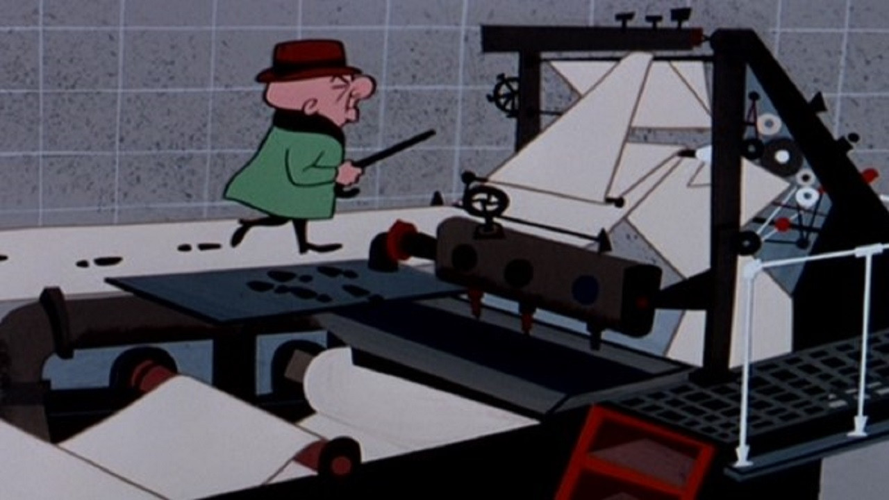 Backdrop for Magoo Makes News