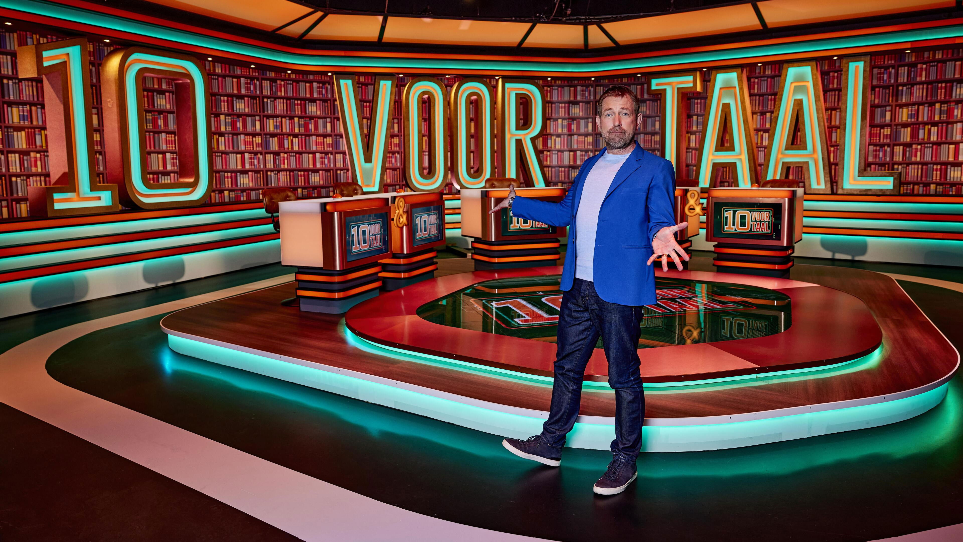 Backdrop for 10 voor Taal