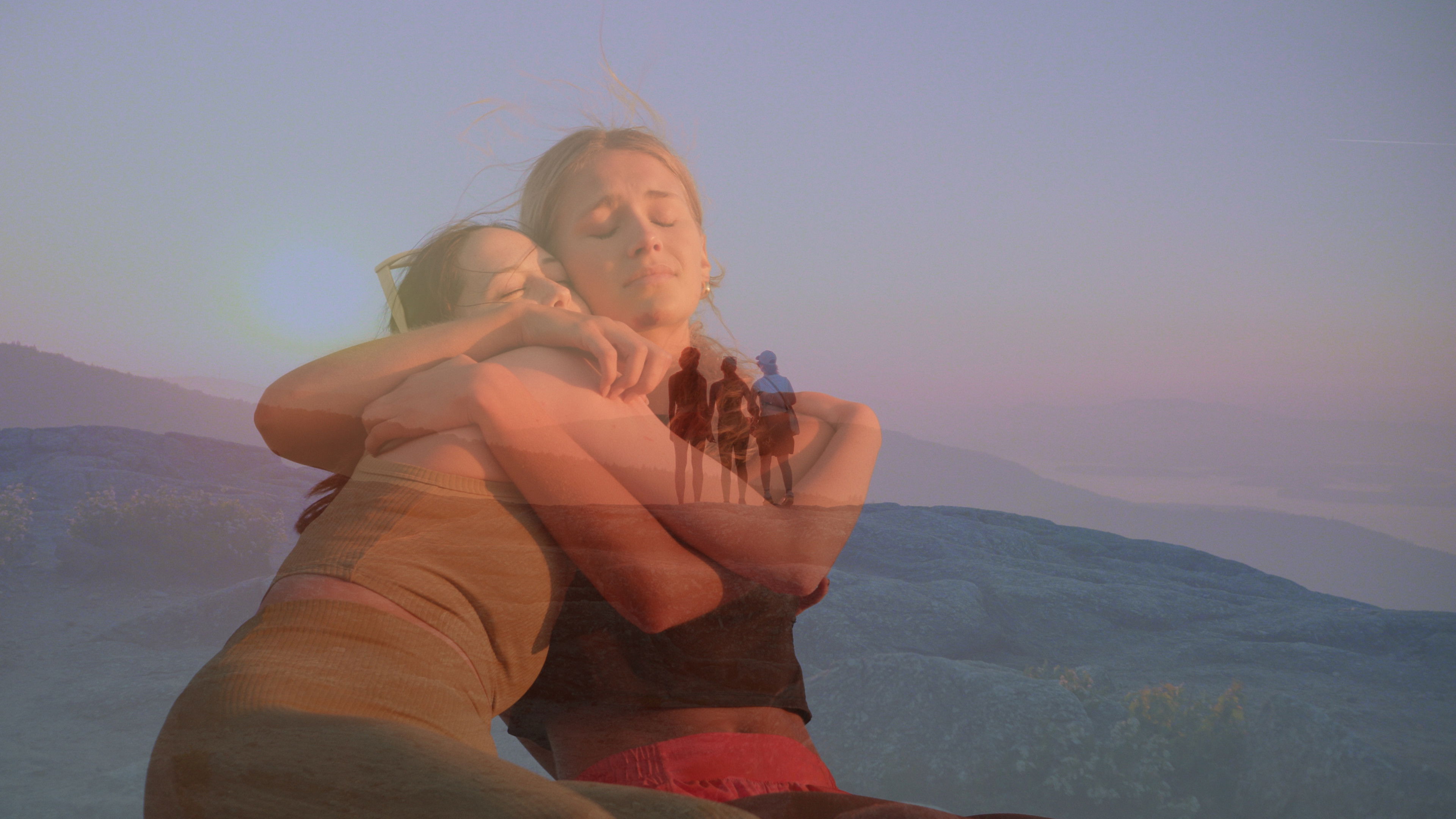 Backdrop for Nymphs on Granite Rock