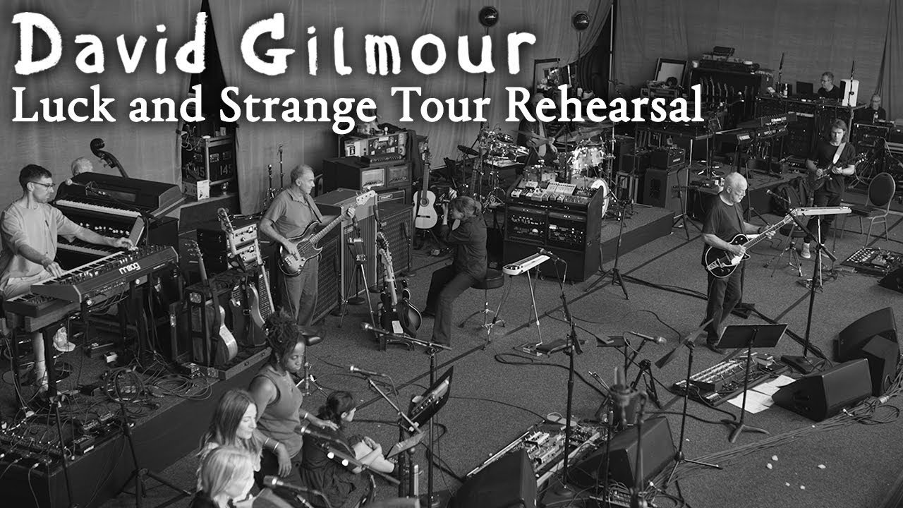 Backdrop for David Gilmour - Luck and Strange Tour Rehearsal