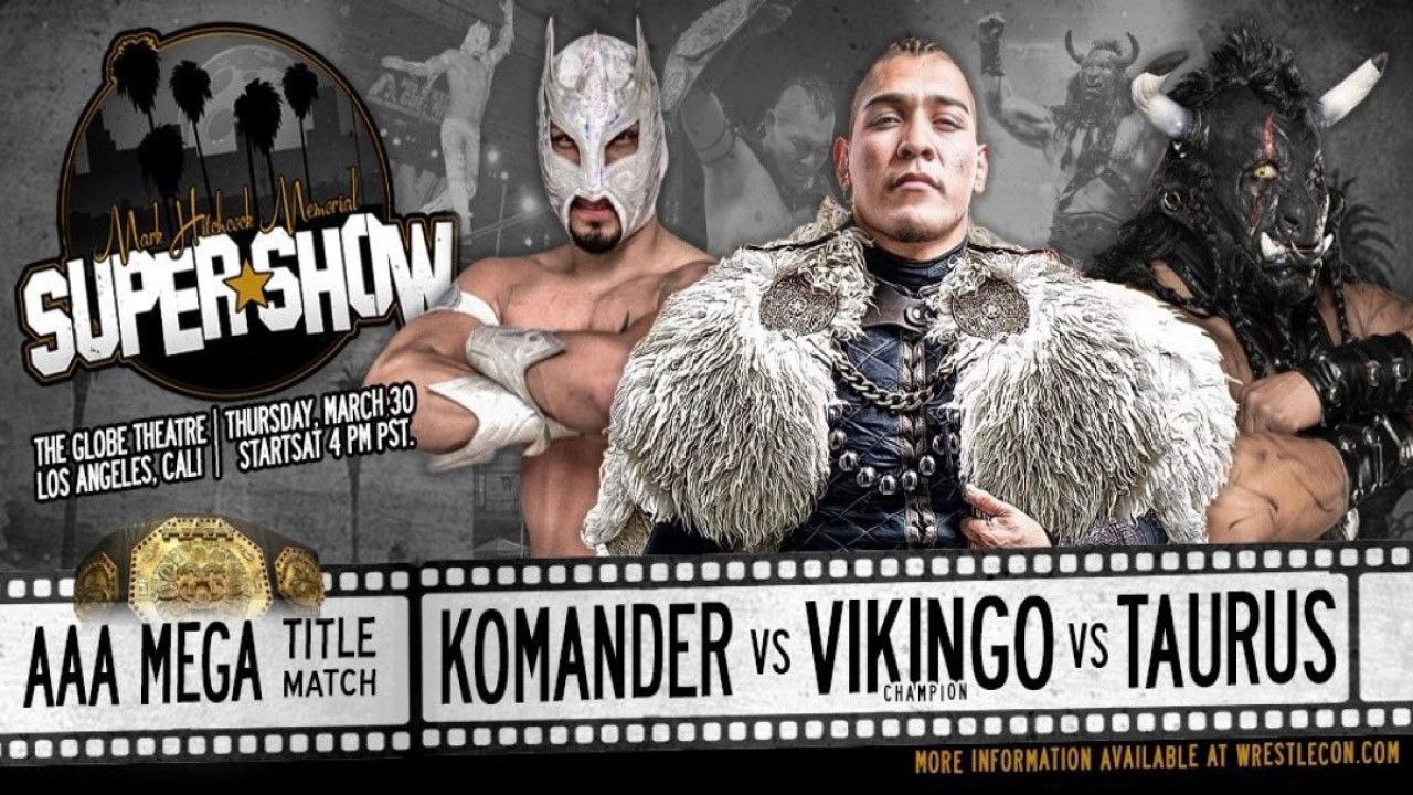 Backdrop for Mark Hitchcock Memorial Wrestlecon Supershow 2023