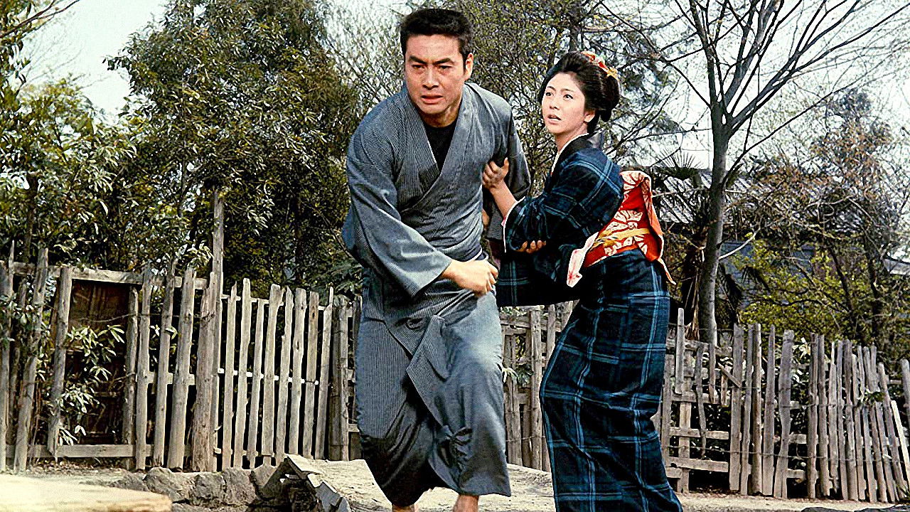 Backdrop for Story of Japanese Chivalry: Flower of a Chivalrous Man