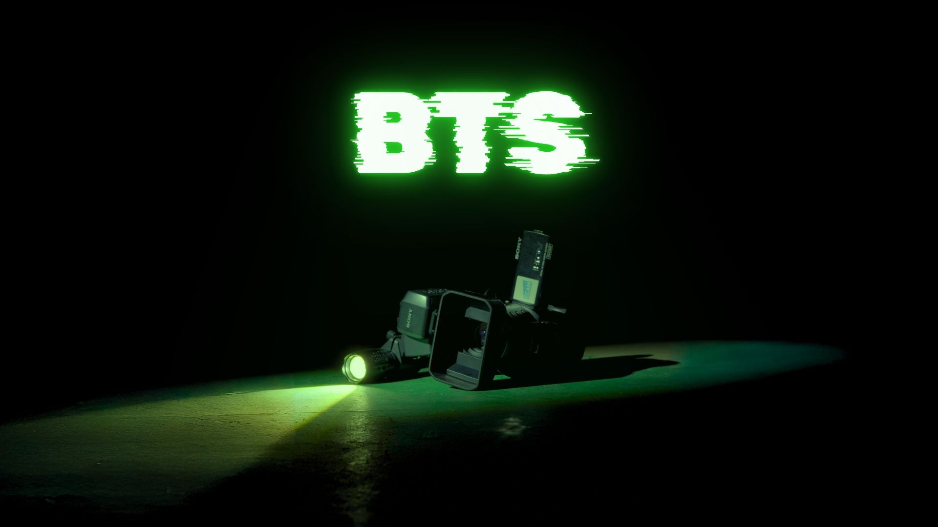 Backdrop for BTS (Behind the Scenes)