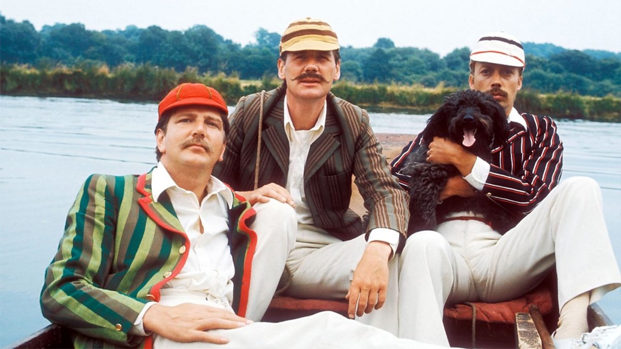 Backdrop for Three Men in a Boat
